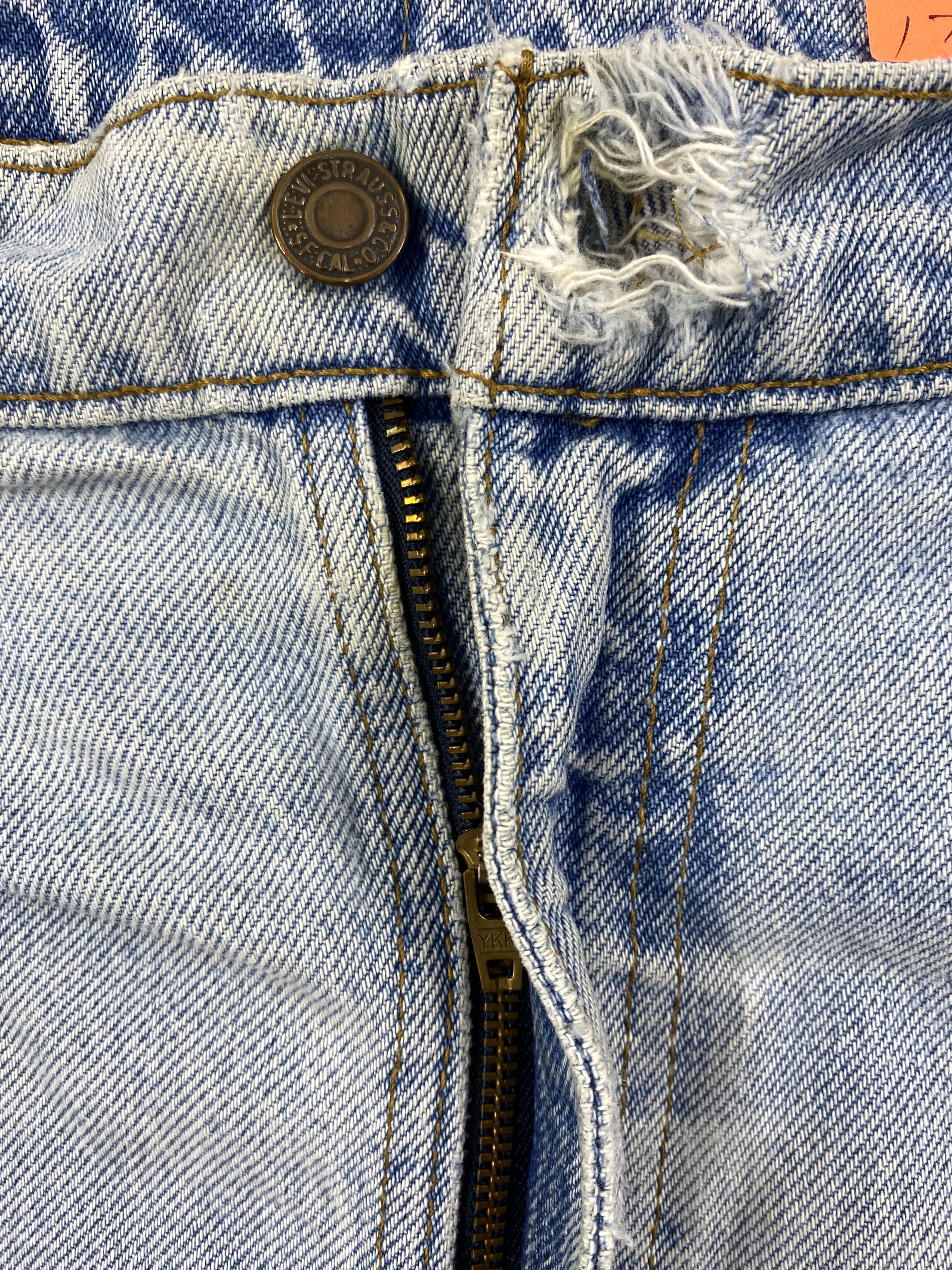 Levi's Light Blue Wash Vintage Levi's 634 Orange Tab 33x26.5 JN1776 Size US 33 - 7 Thumbnail