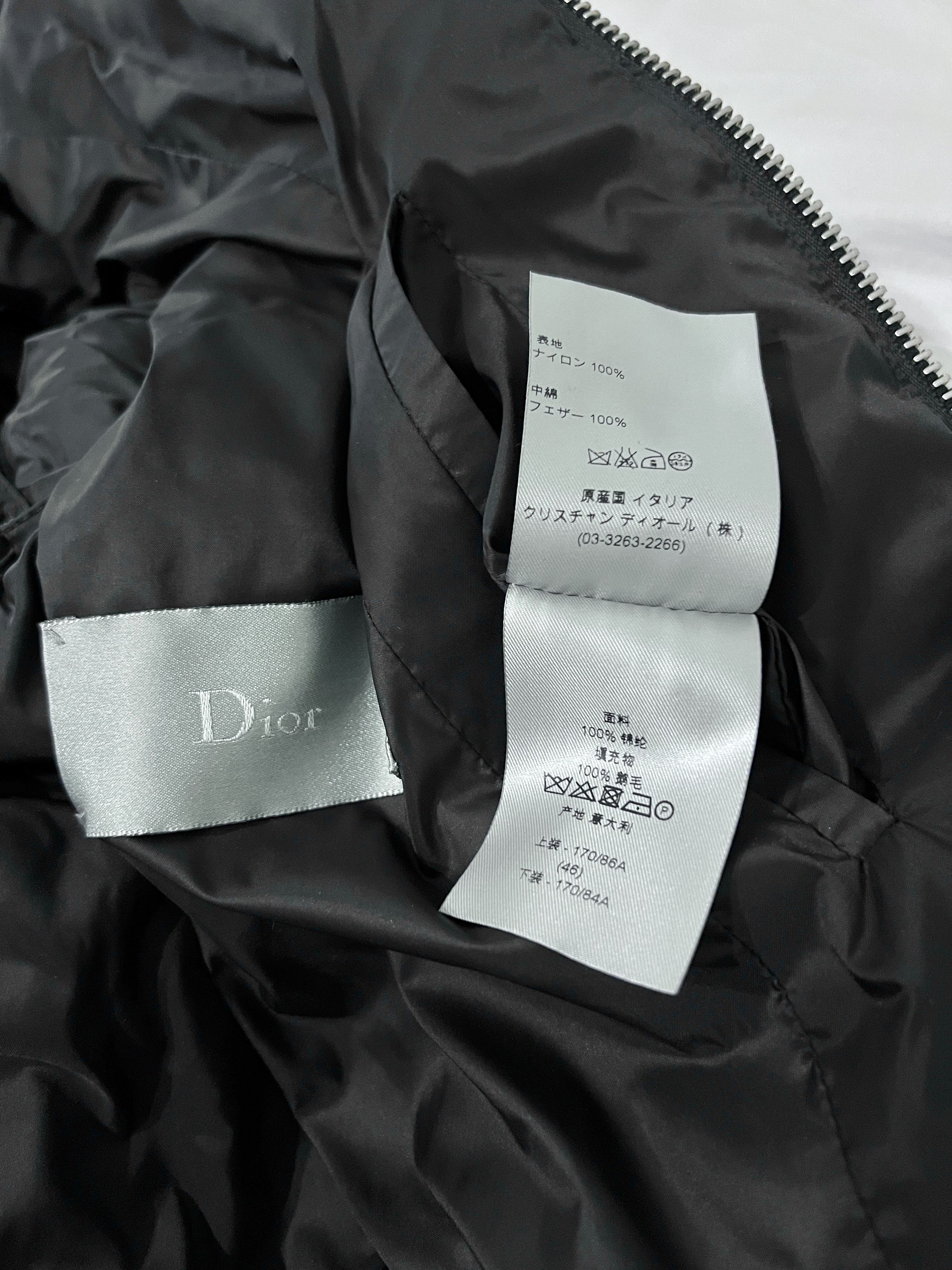 Dior Dior Homme Zip Goose Feather Down Jacket Size US S / EU 44-46 / 1 - 11 Thumbnail