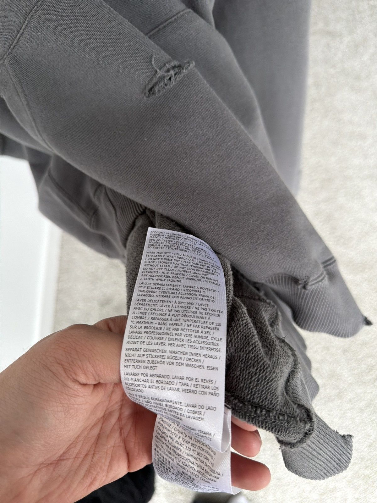 Maison Margiela Maison Margiela Numbers Hoodie Size US XL / EU 56 / 4 - 6 Thumbnail