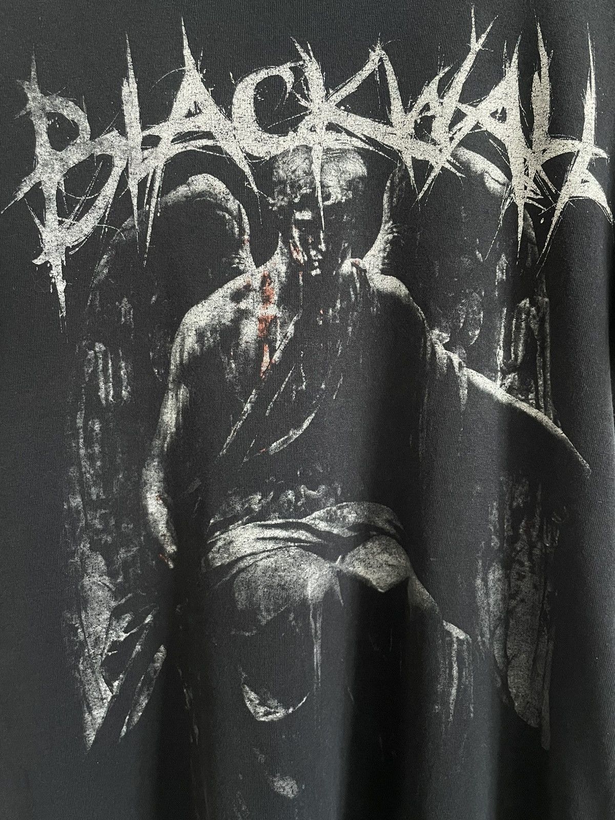 Band Tees Vintage 00's Black Wall Hard Metal Band T- Shirt Size US S / EU 44-46 / 1 - 3 Thumbnail