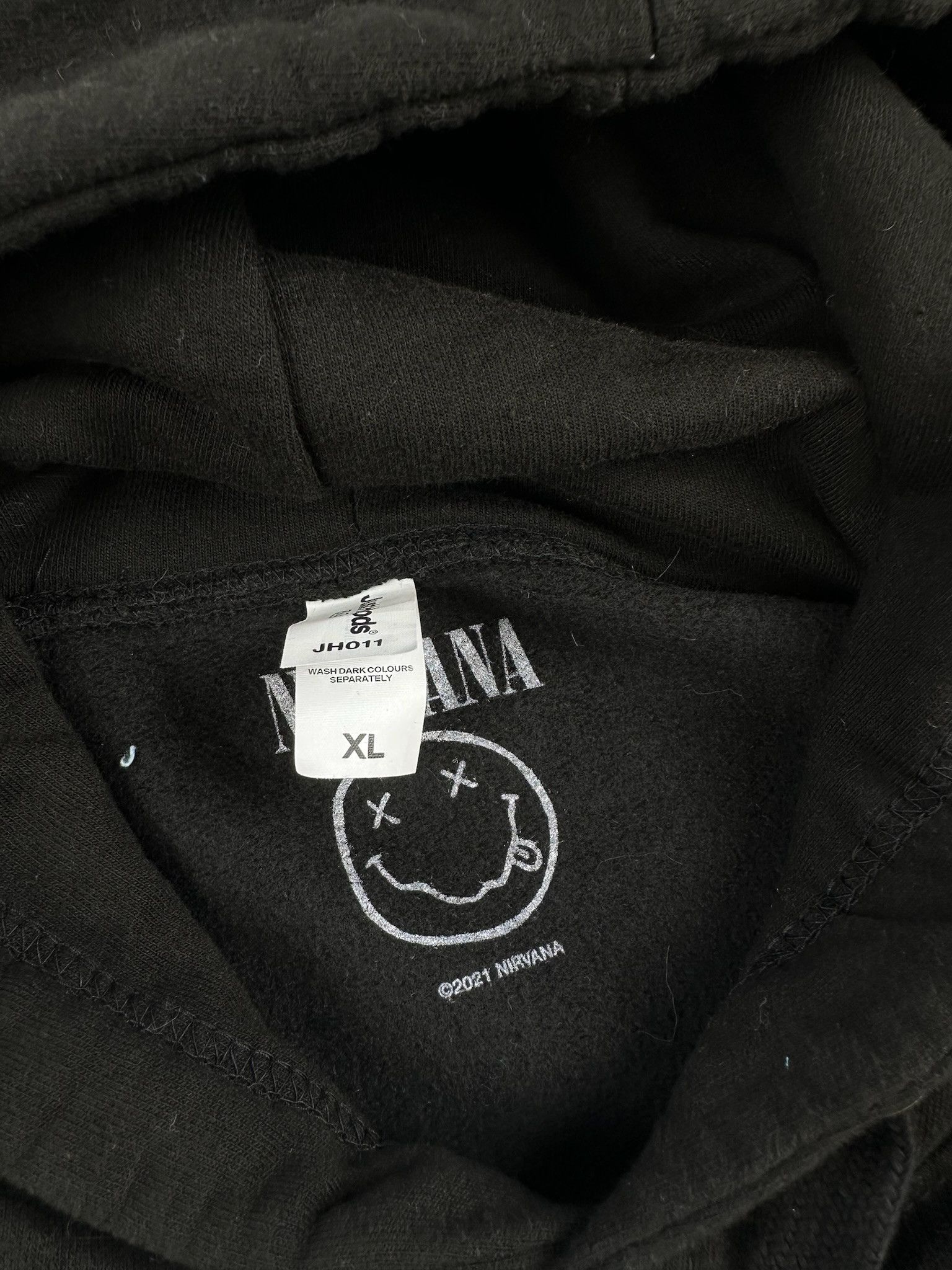 Vintage Nirvana hoodie nevermind Size US XL / EU 56 / 4 - 4 Thumbnail