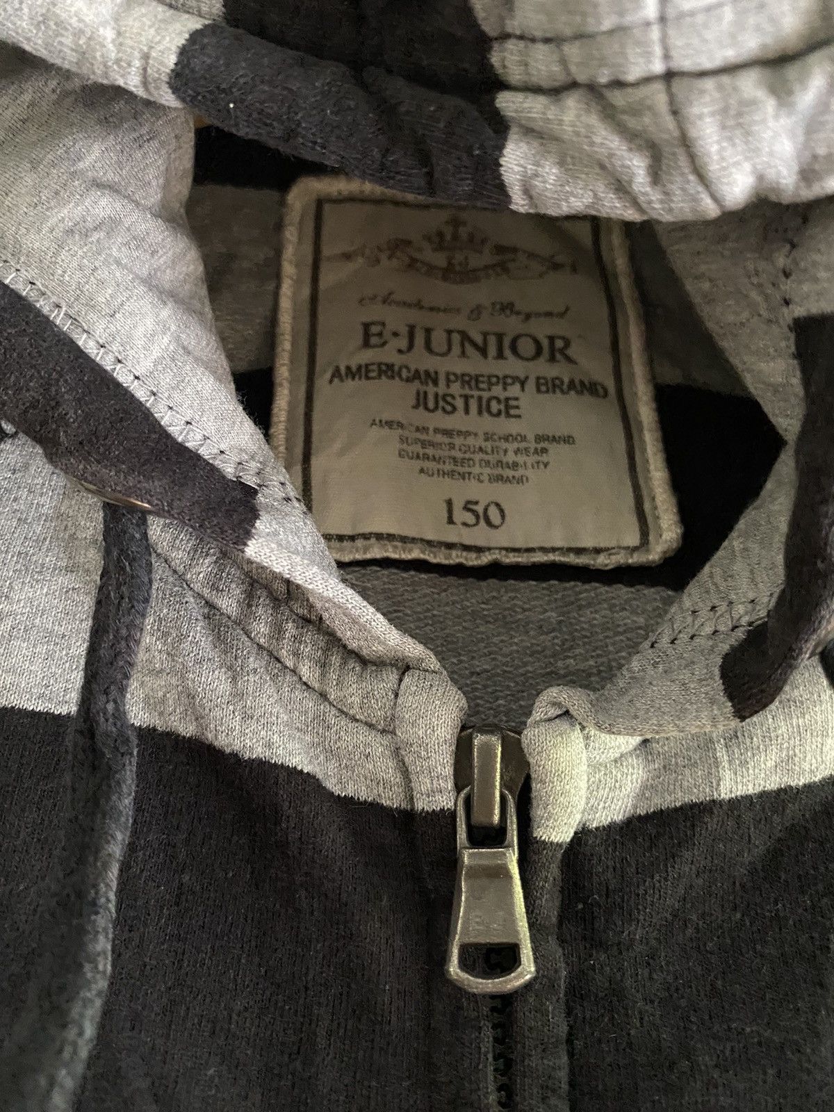 If Six Was Nine × Japanese Brand × Le Grande Bleu (L.G.B.) Japanese E-junior striped hoodie Size US L / EU 52-54 / 3 - 6 Thumbnail