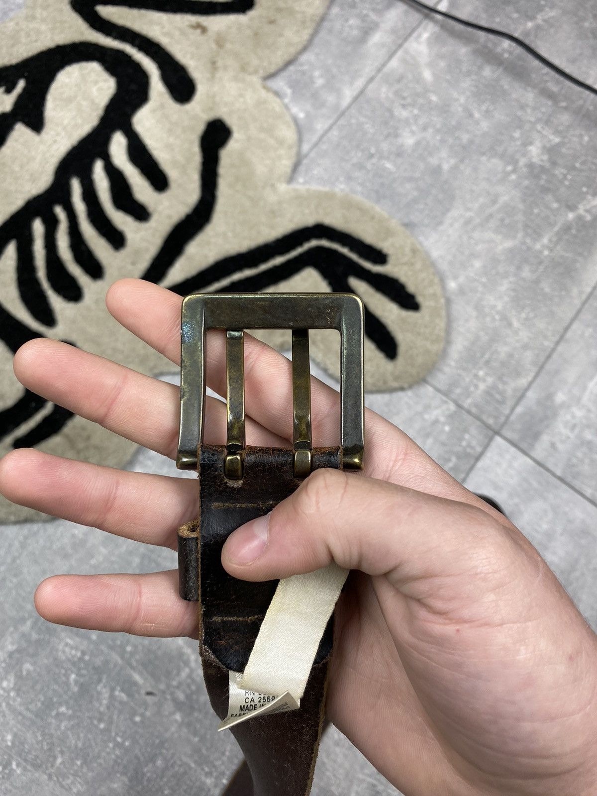 Diesel Vintage Diesel Brow Leather Belt Size ONE SIZE - 5 Thumbnail