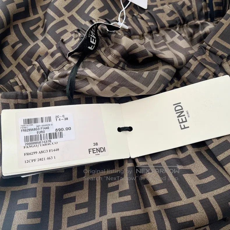 Fendi Fendi Monogrammed Floral Print Silk Shorts Size 25" / US 0 / IT 36 - 6 Thumbnail