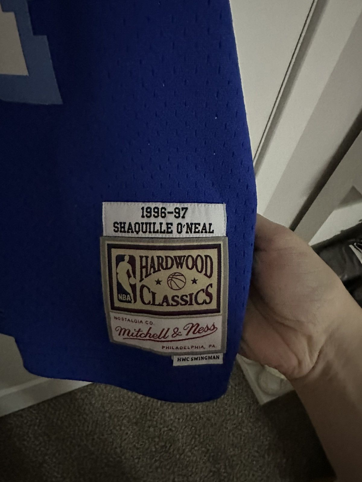 Mitchell & Ness × NBA Mitchell & Ness Shaquille O’neal lakers jersey Size US M / EU 48-50 / 2 - 3 Thumbnail