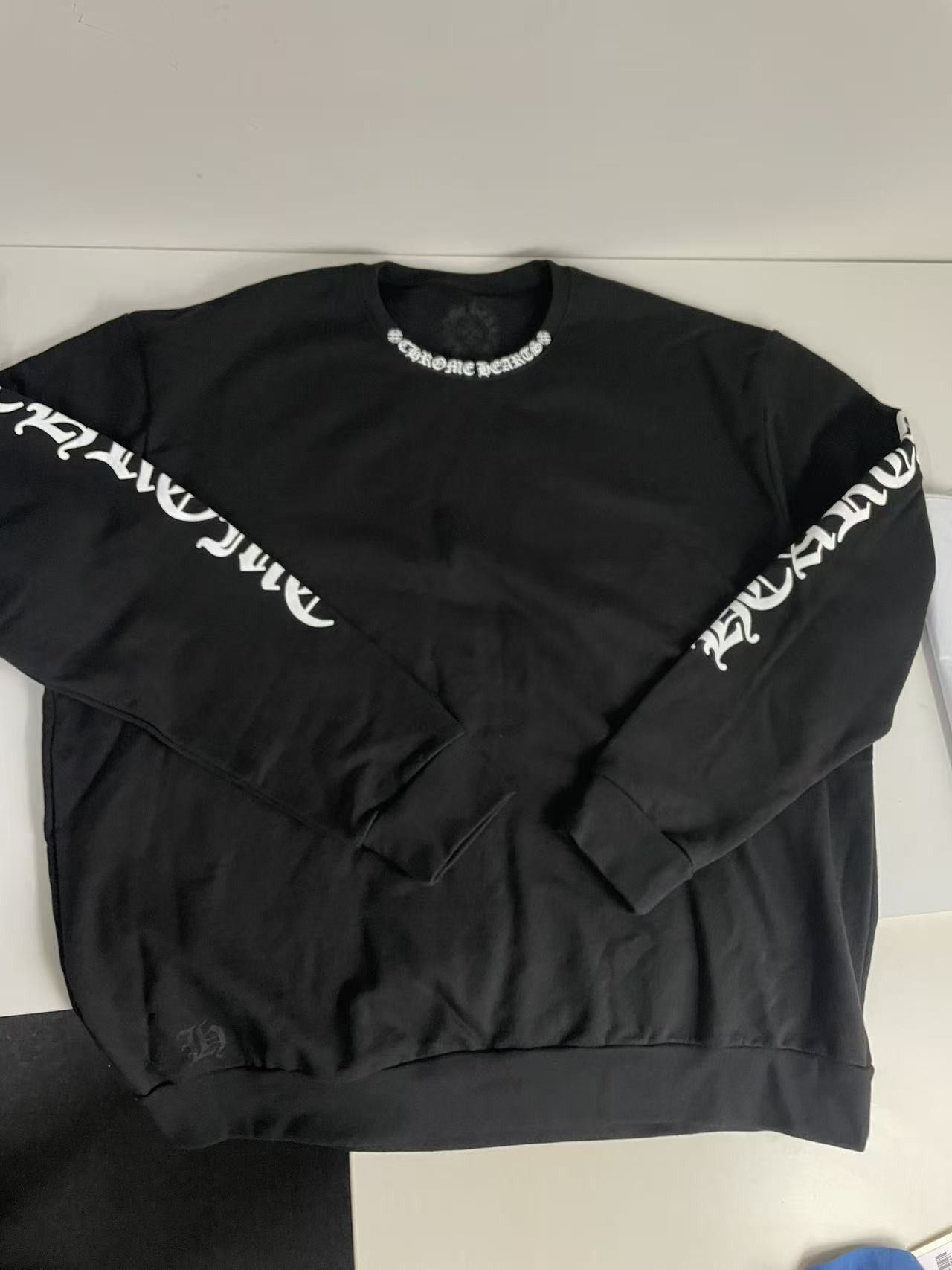 Chrome Hearts Chrome Hearts Neck Logo Black Sweatshirt Size US L / EU 52-54 / 3 - 3 Thumbnail