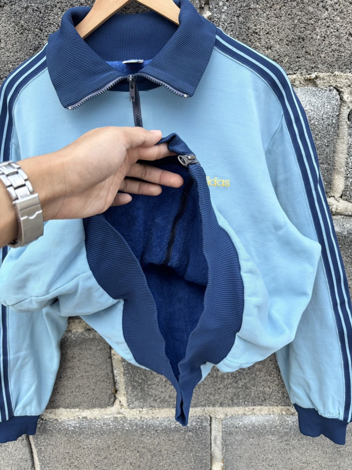Adidas Vintage 60s 70s Adidas Zip Tracksuit Jacket Size US M / EU 48-50 / 2 - 10 Thumbnail