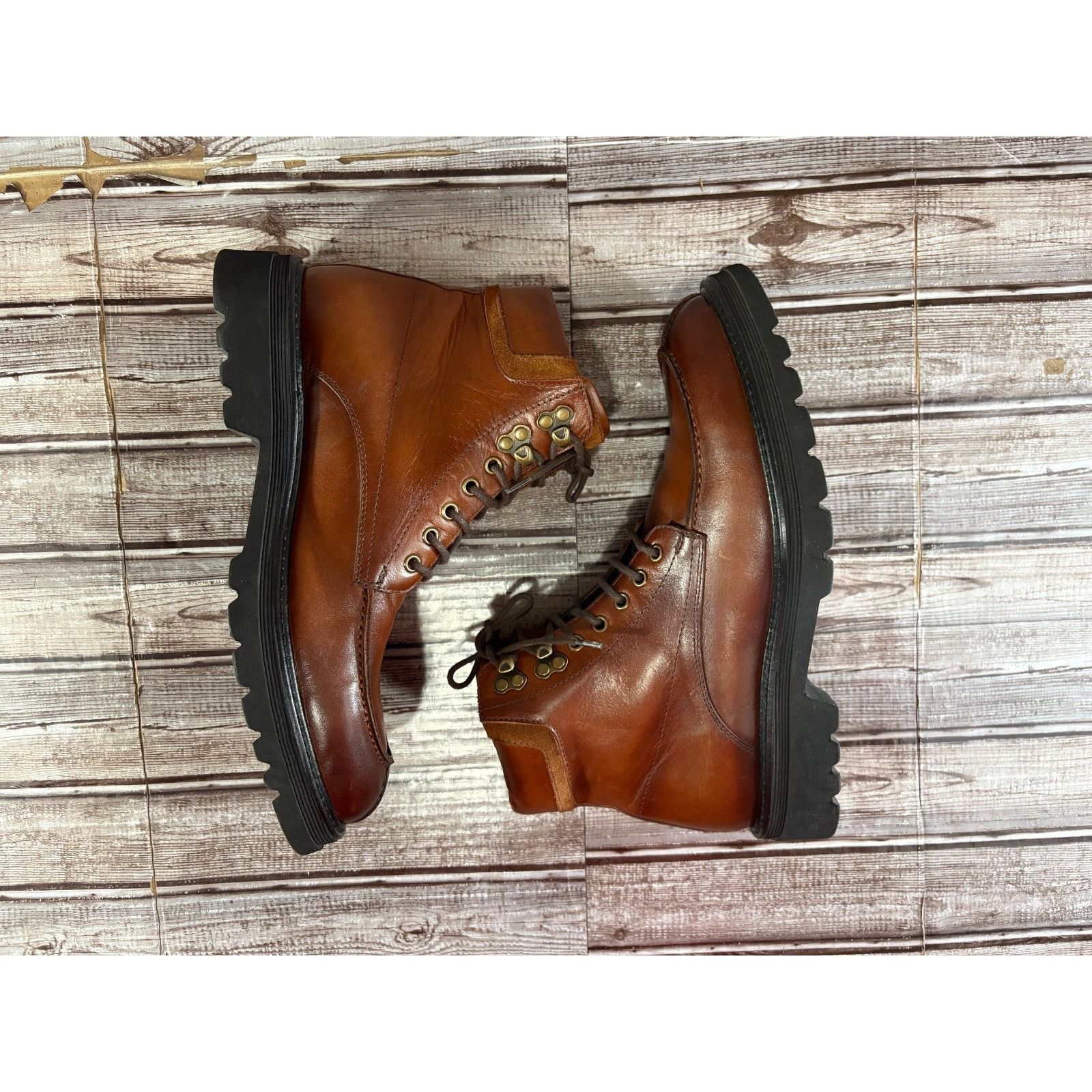 Carpe Diem Carpe Diem ankle lace up trim suede Boots size 42 US 9.5 col Size US 9.5 / EU 42-43 - 6 Thumbnail