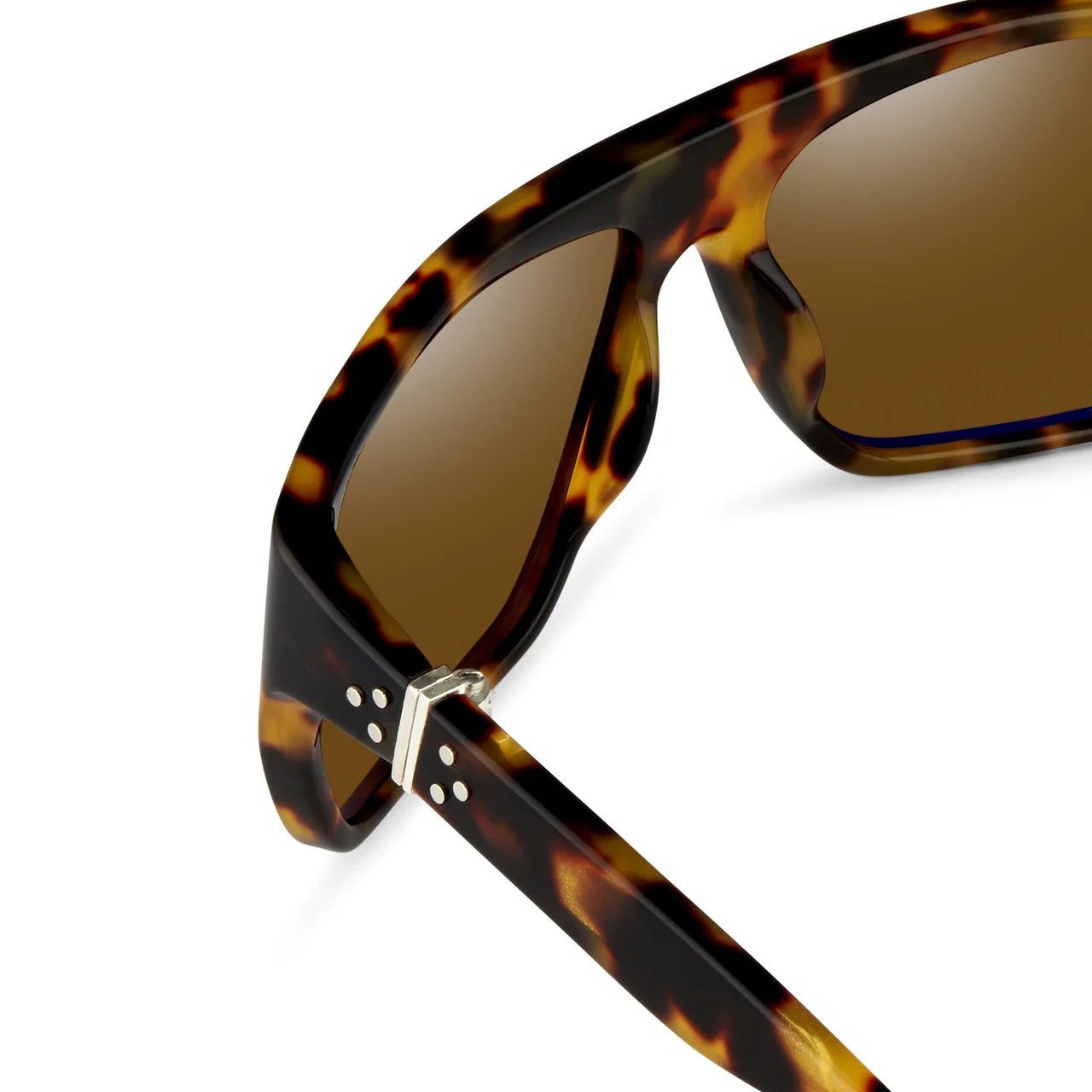 Ann Demeulemeester Ann Demeulemeester Sunglasses Oversized Tortoise and Brown Size ONE SIZE - 11 Thumbnail
