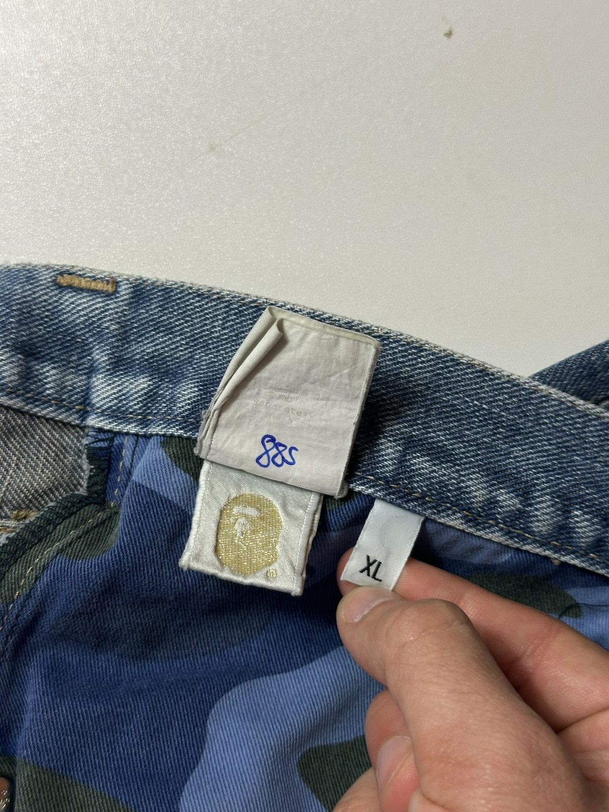Bape Vintage Bape Head Selvedge Jorts Size US 36 / EU 52 - 8 Thumbnail
