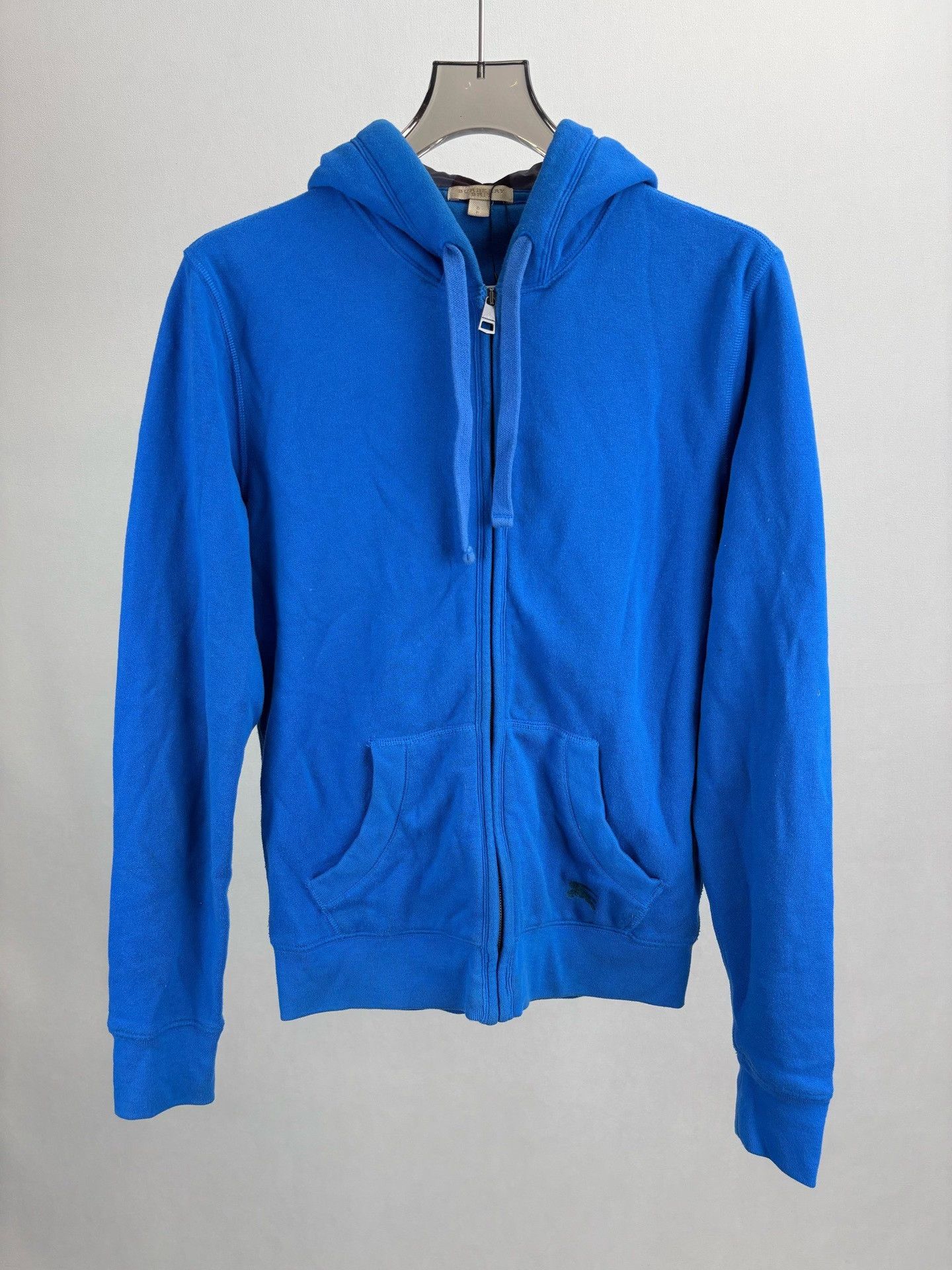 Burberry Burberry Horse Embroidery Blue Zipper Jacket Size US S / EU 44-46 / 1 - 1 Thumbnail