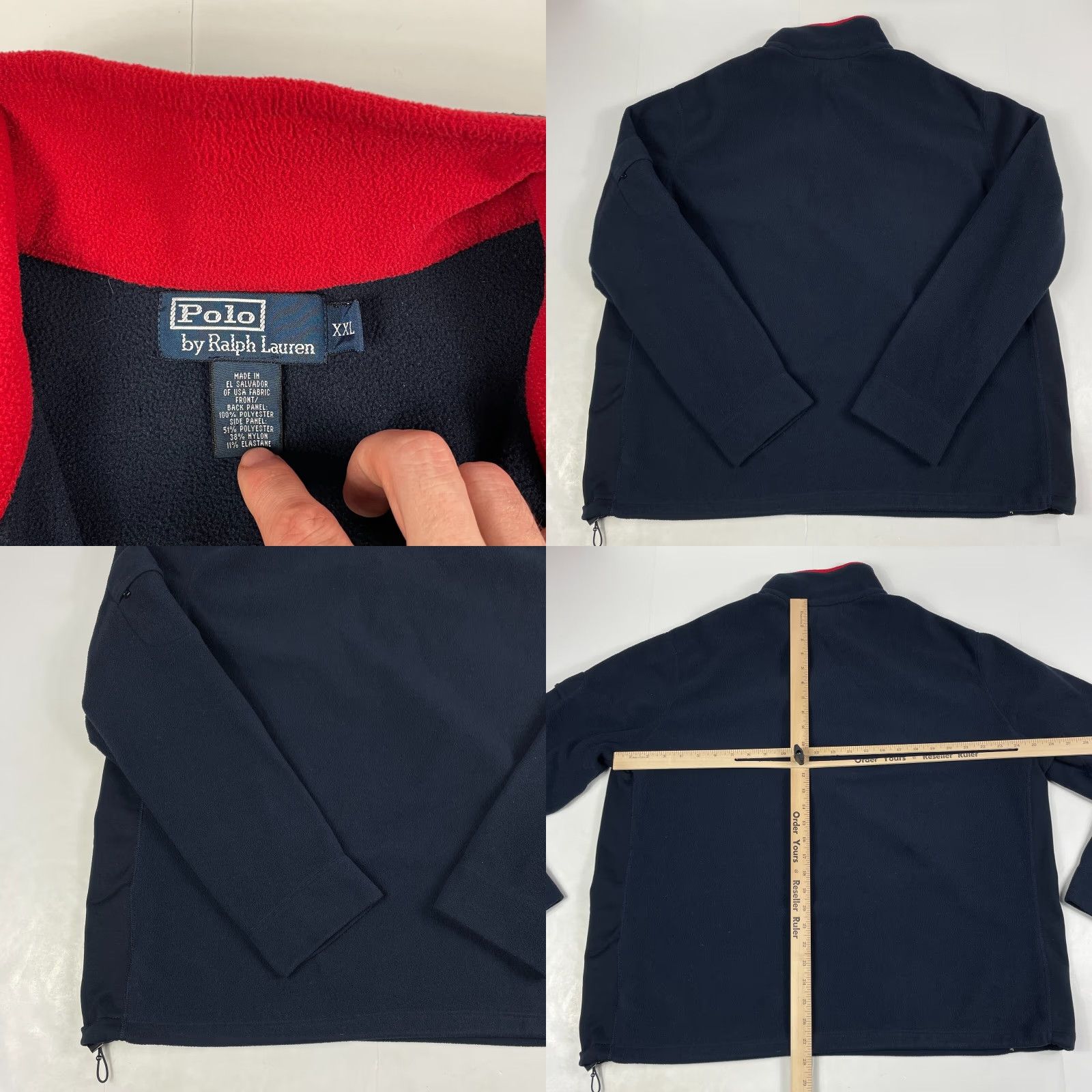 Polo Ralph Lauren VINTAGE Polo Ralph Lauren Sweater Men 2XL Blue 1/4 Zip Fleece Suicides Skier Polo Ralph Lauren Sweater Size US XXL / EU 58 / 5 - 8 Thumbnail