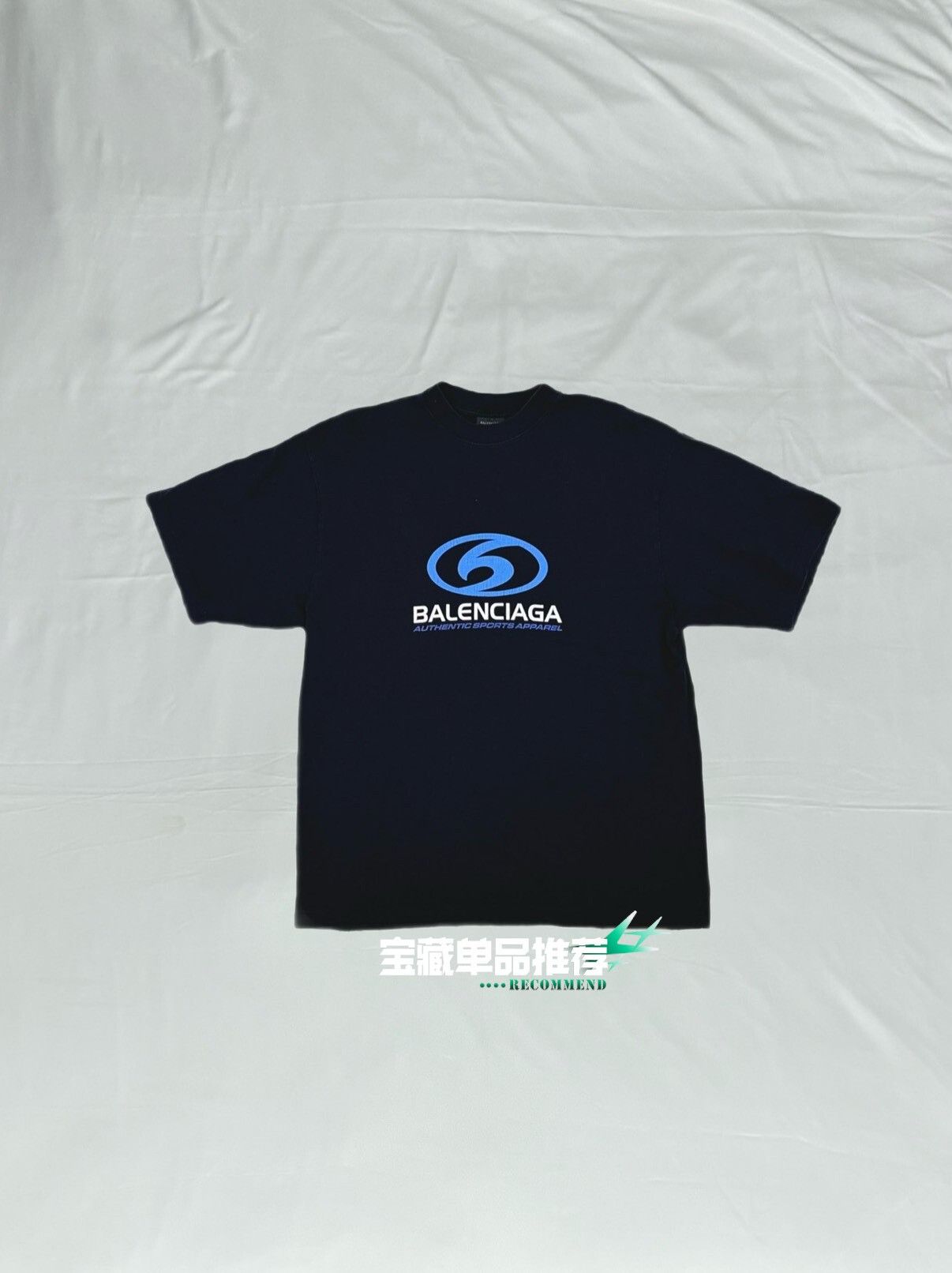Balenciaga Balenciaga SS24 Blue Label Surf T-Shirt Size US M / EU 48-50 / 2 - 1 Thumbnail