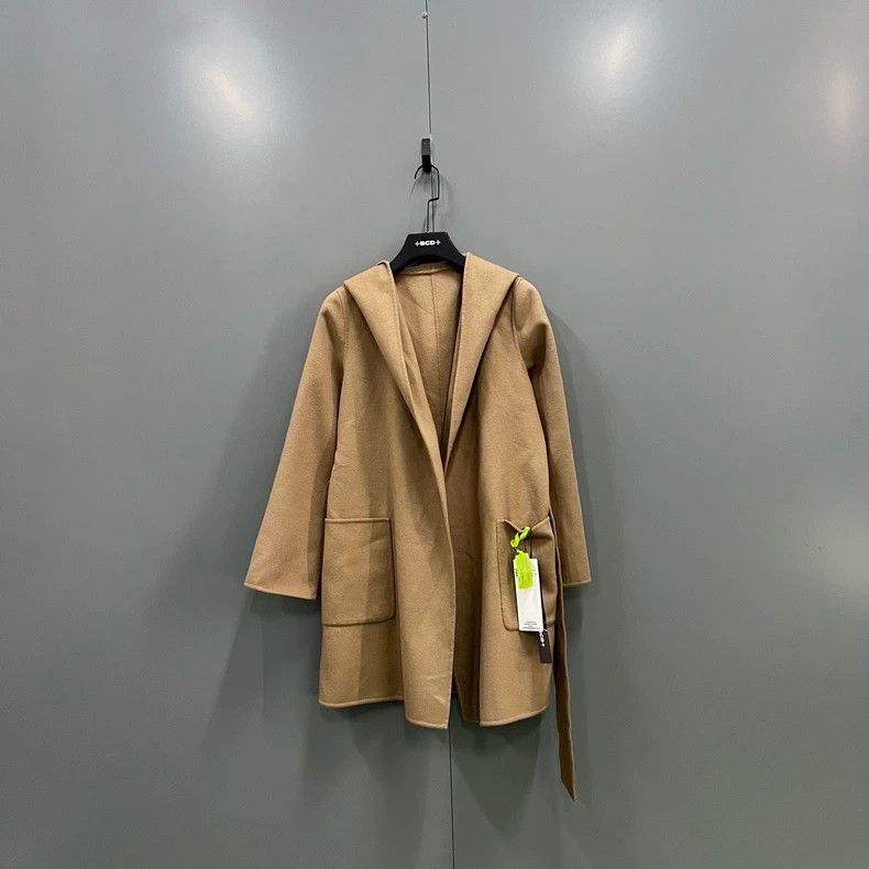 Max Mara Max Mara Camel hooded lace-up coat Size M / US 6-8 / IT 42-44 - 1 Thumbnail