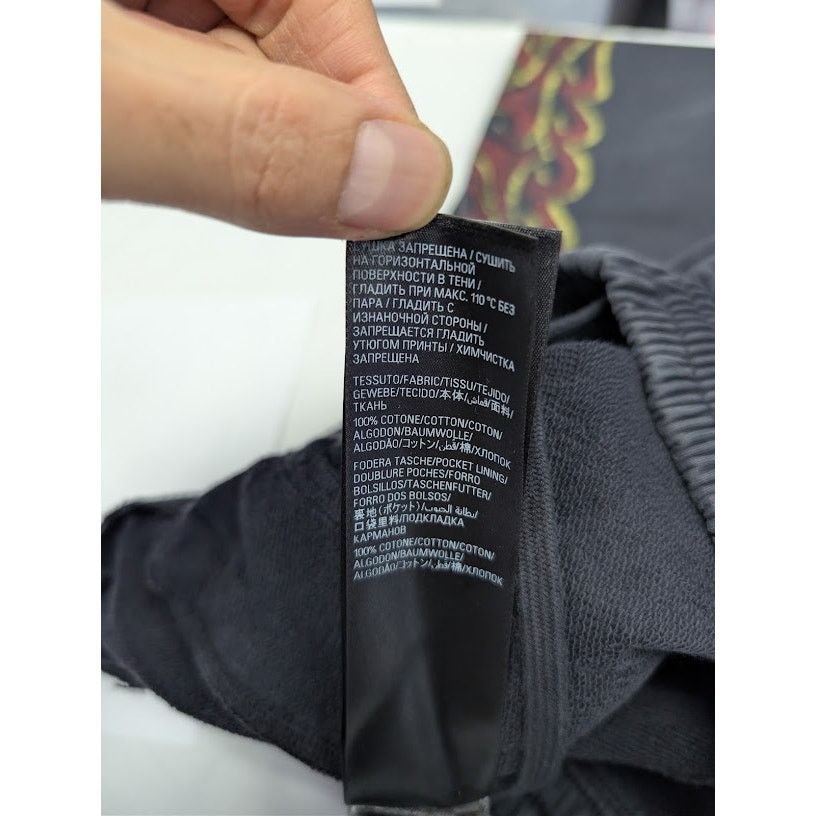 Balenciaga o1rshd1 Baggy Sweatpants / Trousers in Faded Black/Red Size US 32 / EU 48 - 19 Thumbnail