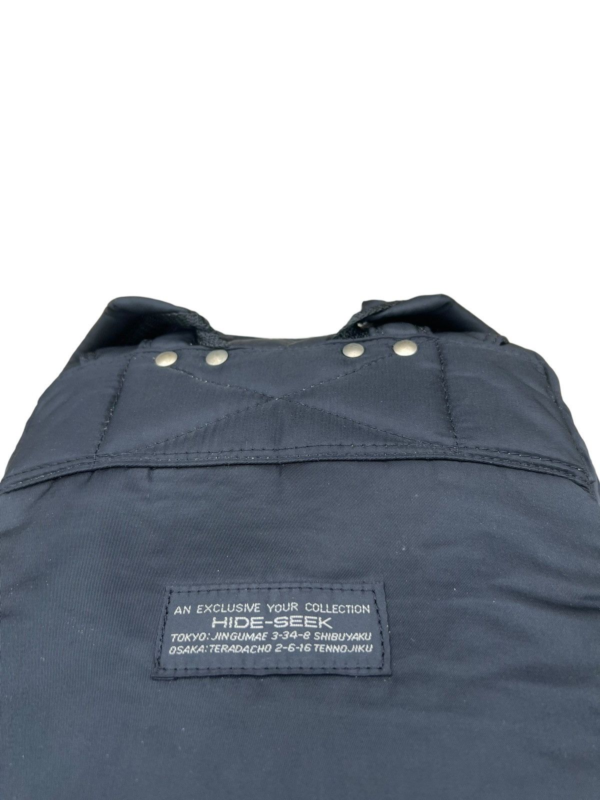 Vintage Vintage Hide & Seek Japan Nylon Tanker Backpack Bag Size ONE SIZE - 14 Thumbnail
