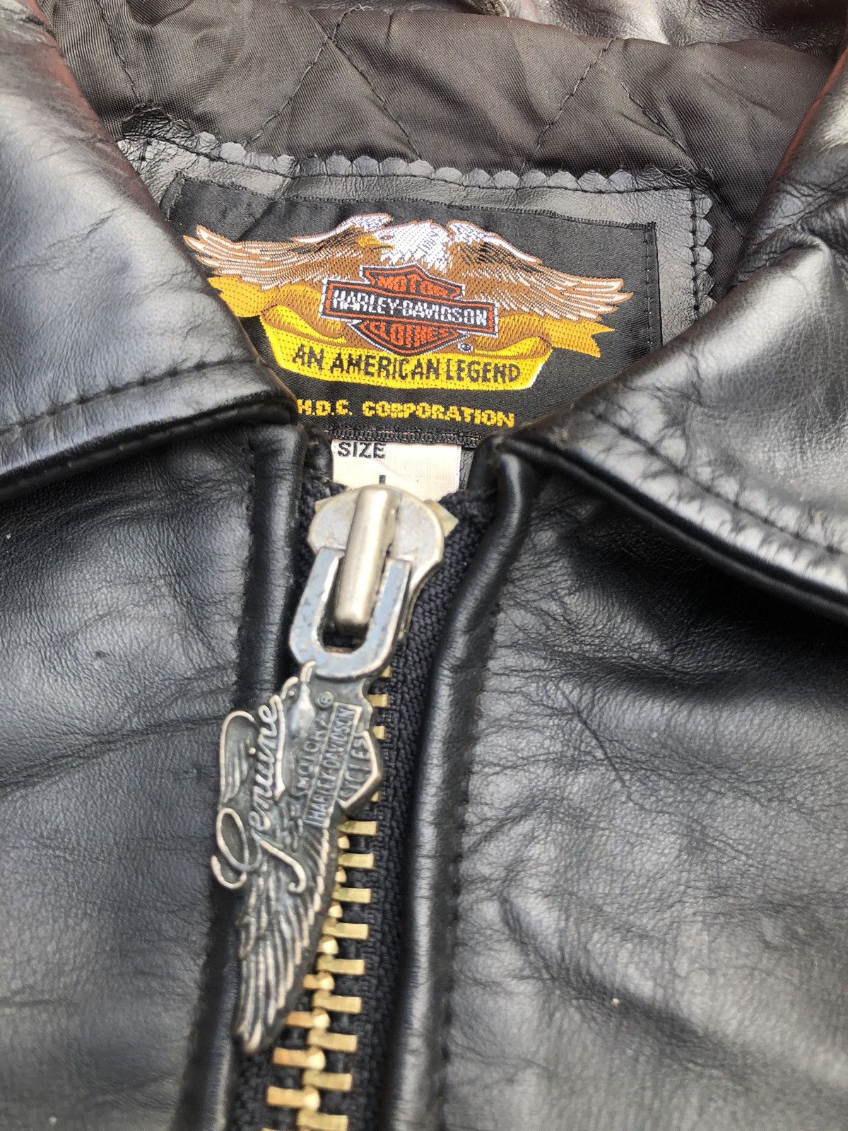 Harley Davidson × Vintage VINTAGE LEATHER JACKET HARLEY-DAVISON Size US L / EU 52-54 / 3 - 12 Thumbnail