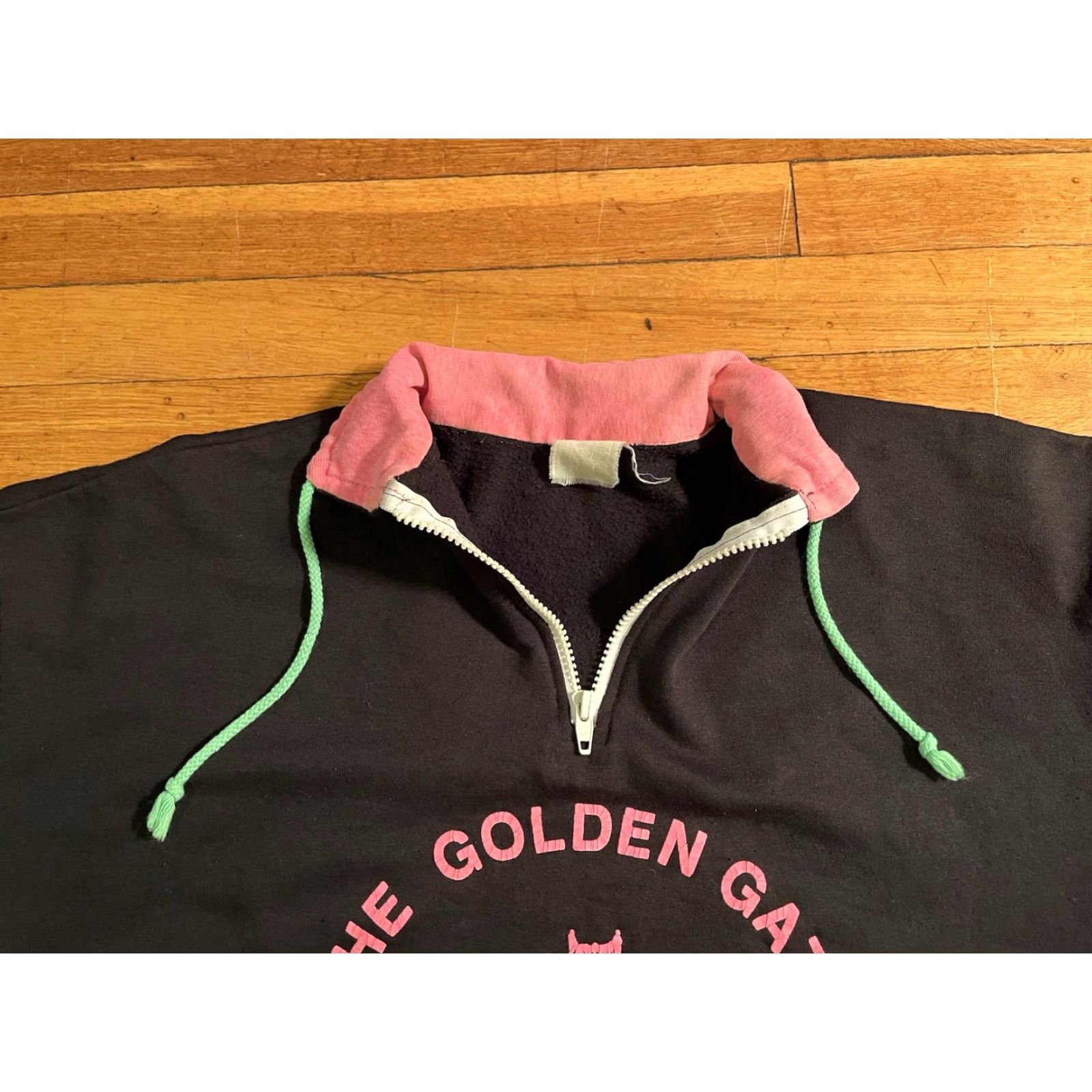Vintage VINTAGE San Francisco Golden Gate Bridge Save the Earth Sweater L Black 1990 Size US L / EU 52-54 / 3 - 6 Thumbnail