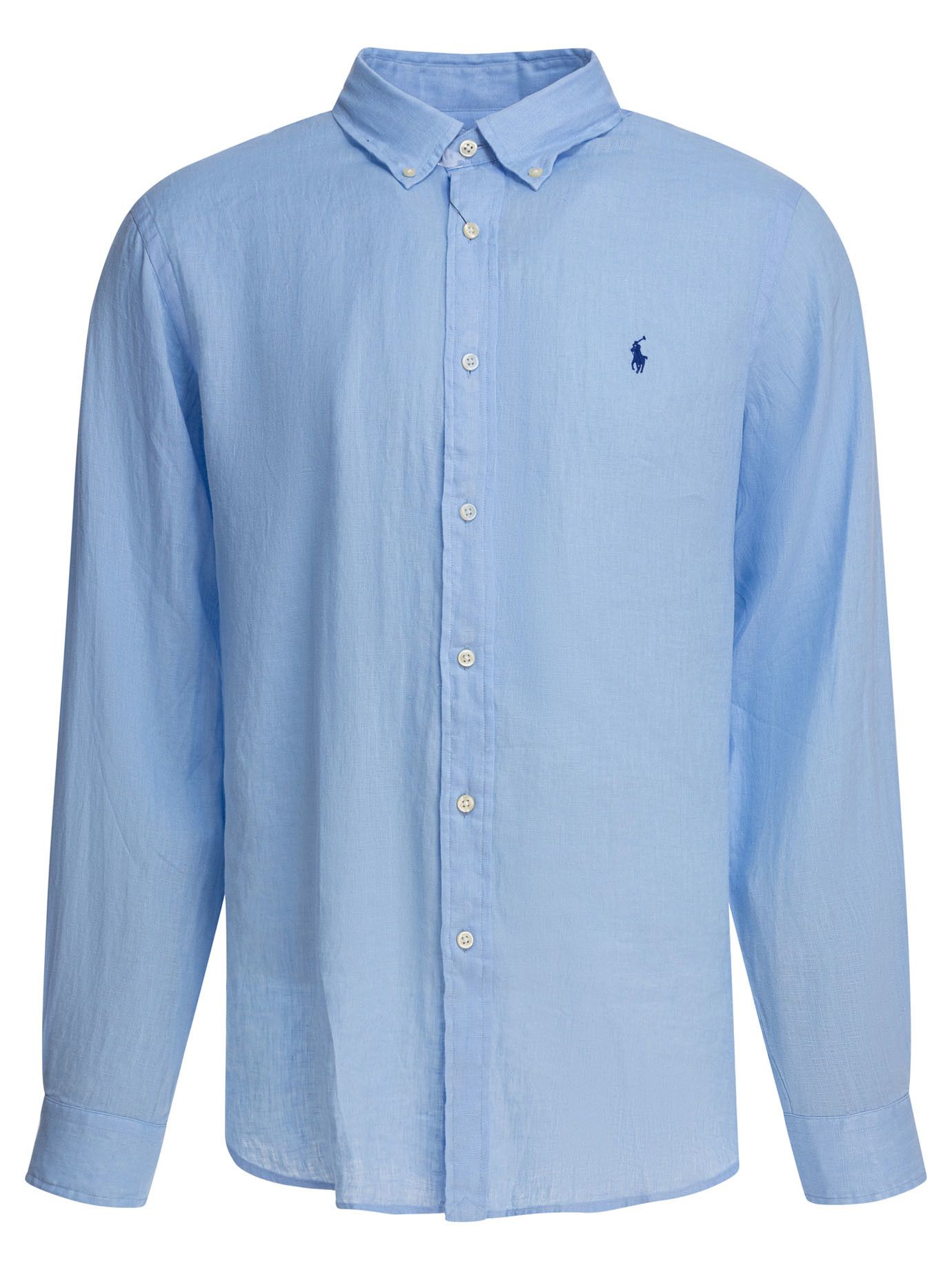 Polo Ralph Lauren Custom-Fit Linen Shirt Size US M / EU 48-50 / 2 - 1 Thumbnail