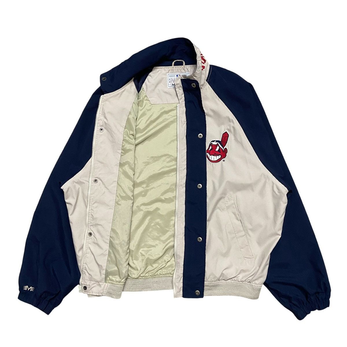 MLB × Mirage × Vintage Vintage Mirage Cleveland Indians Windbreaker Jacket Size US M / EU 48-50 / 2 - 3 Thumbnail