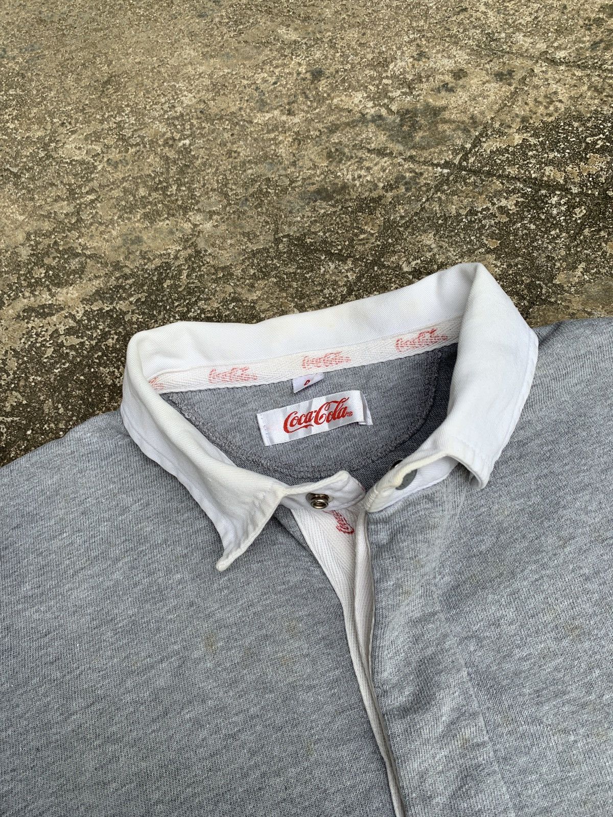 Coca Cola × Vintage 2000s Coca-cola Clothes Rugby Shirt Size US L / EU 52-54 / 3 - 6 Thumbnail