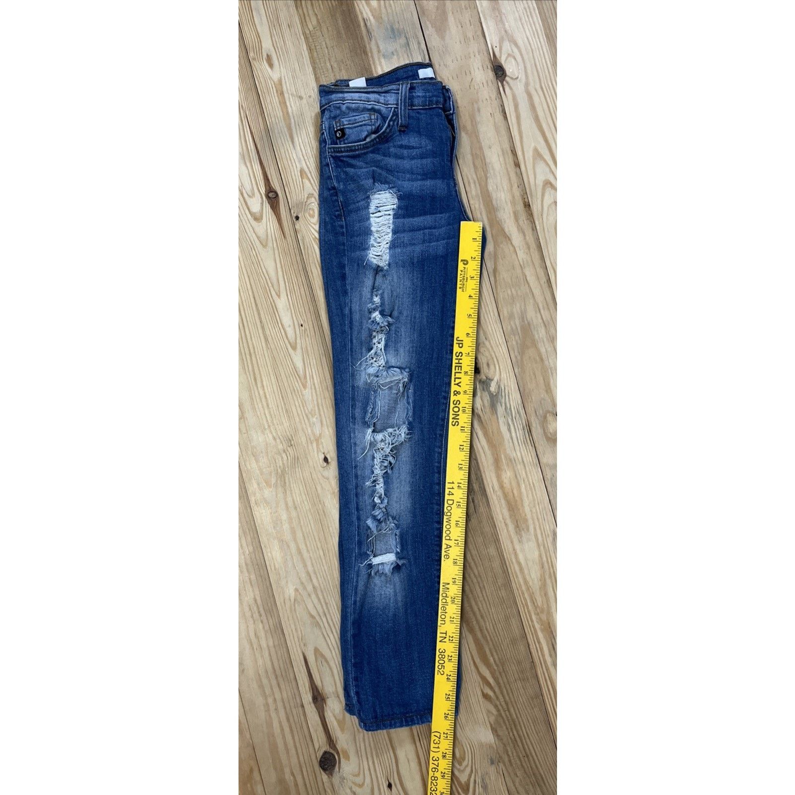 KangaROOS Kancan Women's Distressed Skinny Jeans size 25 Med USA Size 25" / US 0 / IT 36 - 6 Thumbnail