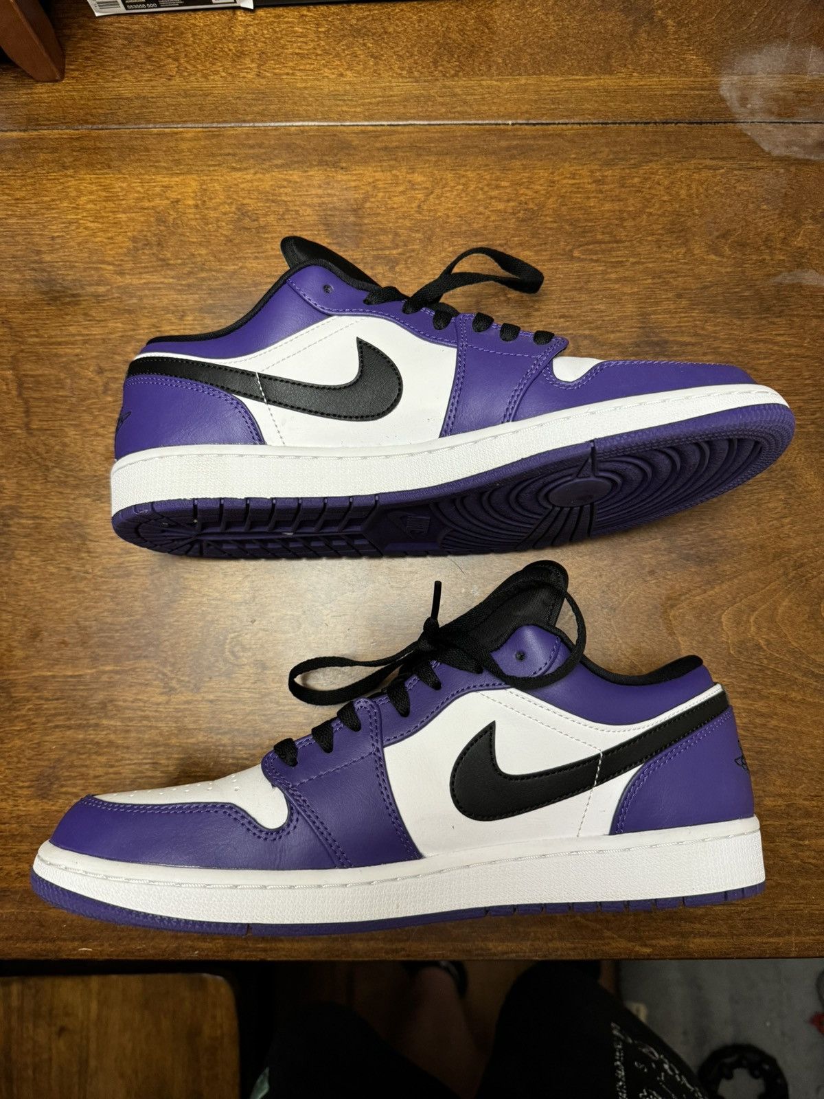 Jordan Brand × Nike Jordan 1 Low Court Purple Size US 12 / EU 45 - 2 Thumbnail