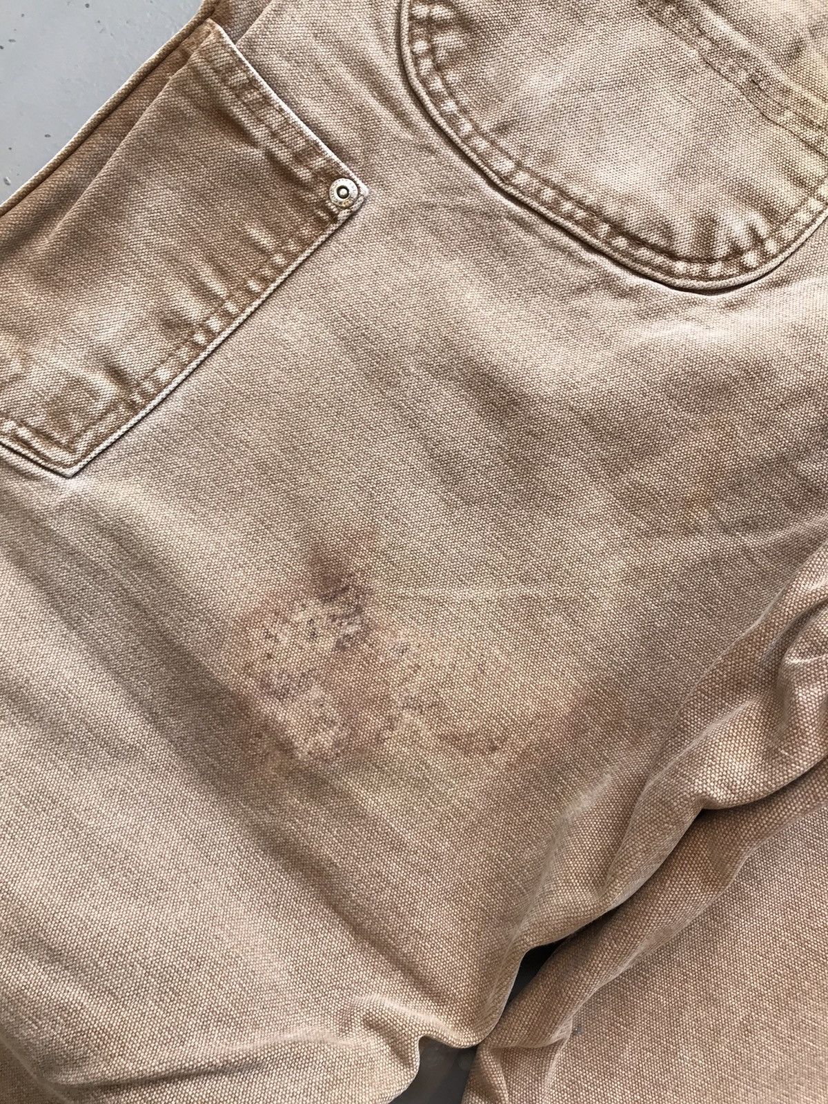 Carhartt × Vintage Vintage Carhartt WB136 BRN double knee denim Size US 32 / EU 48 - 13 Thumbnail