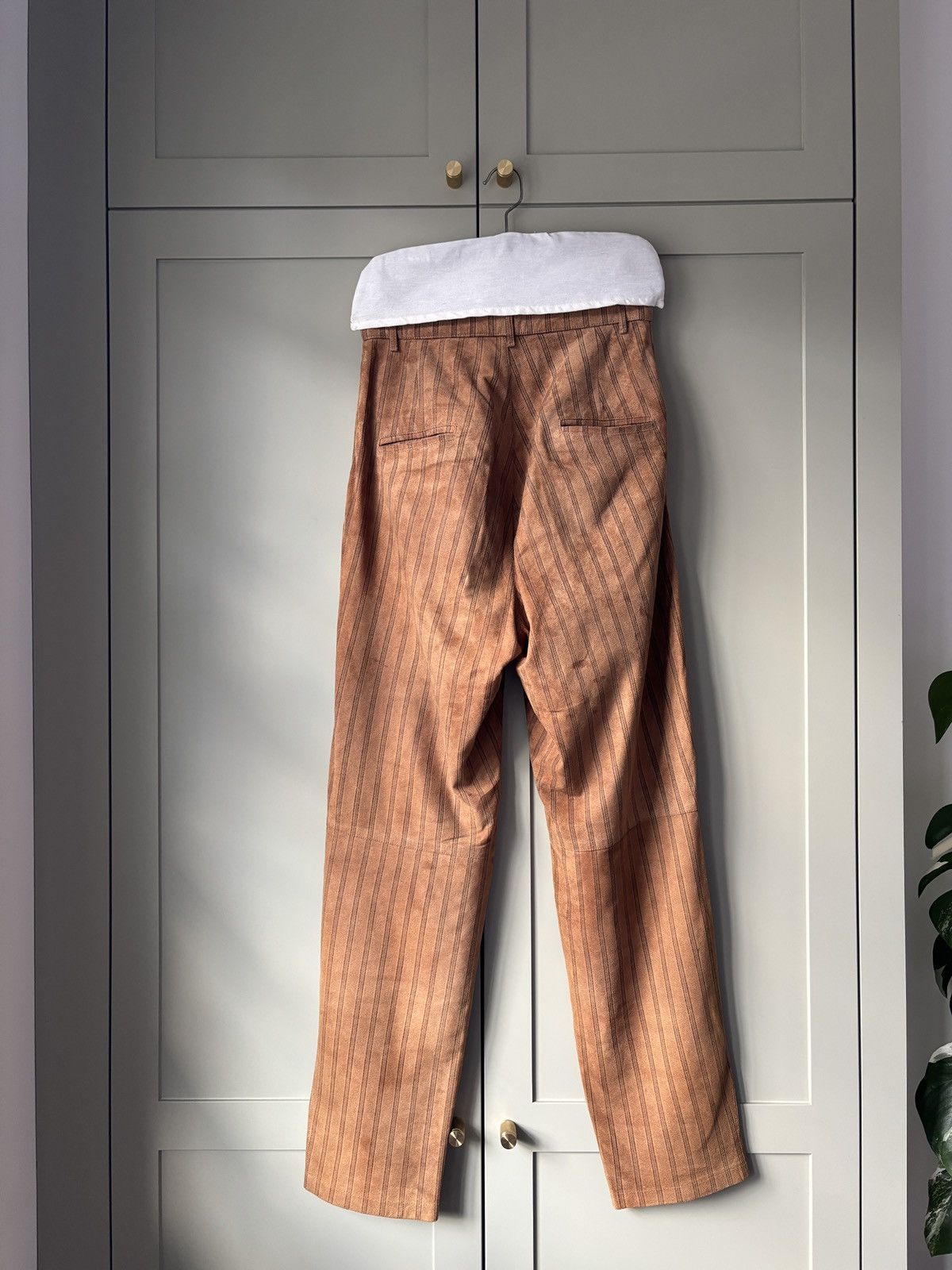 Jean Paul Gaultier Men’s Jean Paul Gaultier suede trousers Size US 29 - 2 Thumbnail