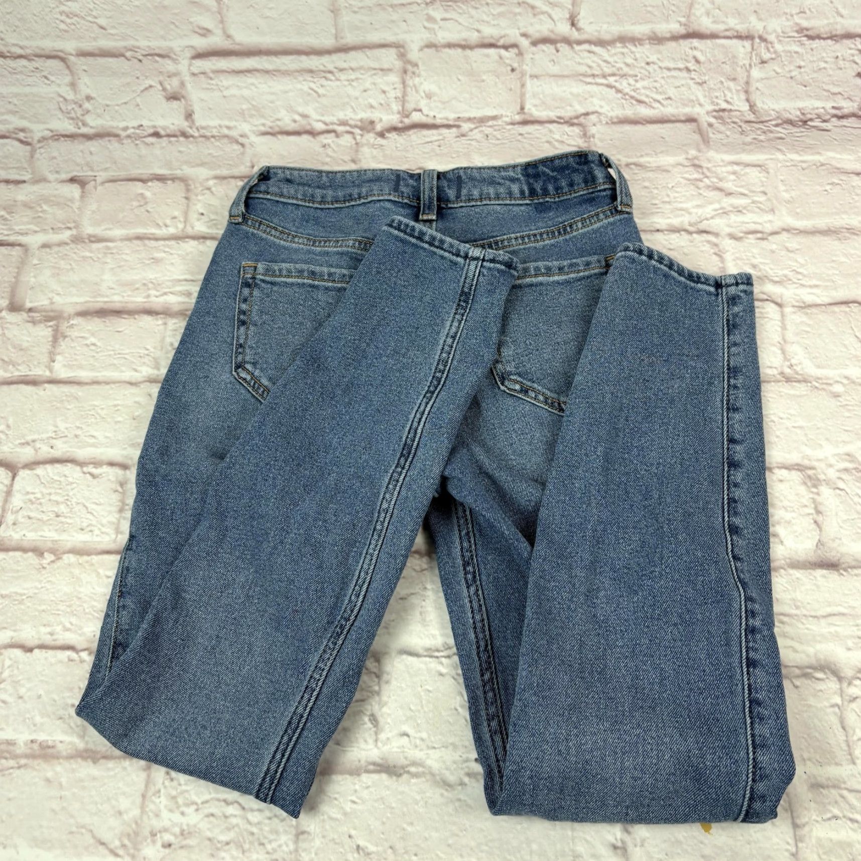 Abercrombie & Fitch Abercrombie & Fitch The Skinny Jeans Womens 0R Medium Wash Blue Mid Rise Denim Jeans Size 25" / US 0 / IT 36 - 4 Thumbnail