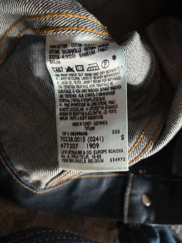 Levi's Levi’s Women Jacket Sz S 2009 Raw Denim Jacket Turkey Size S / US 4 / IT 40 - 8 Thumbnail