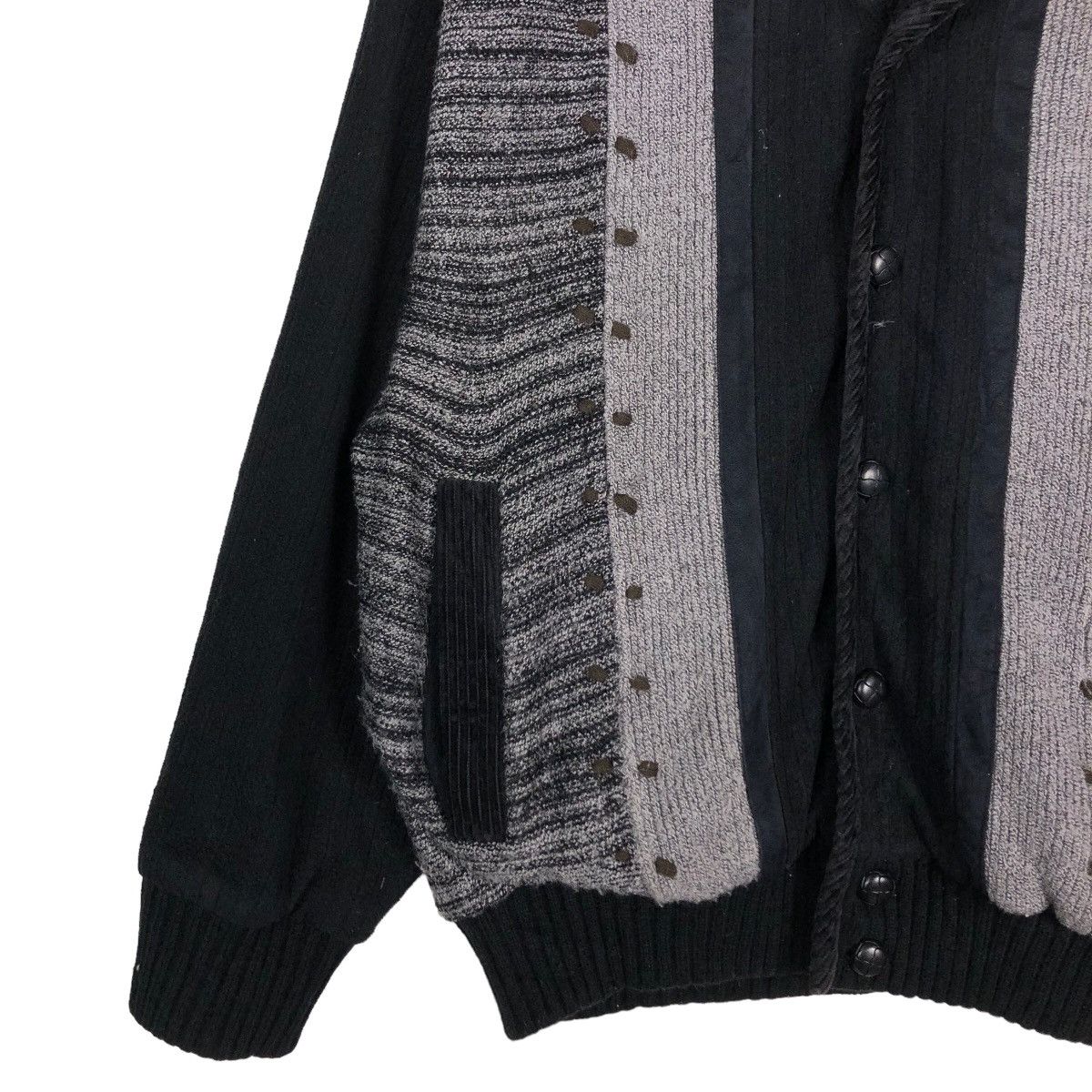 Japanese Brand 🔥Vintage Knit Bomber Jacket Cardigan Rudolph Valentino Size US M / EU 48-50 / 2 - 4 Thumbnail