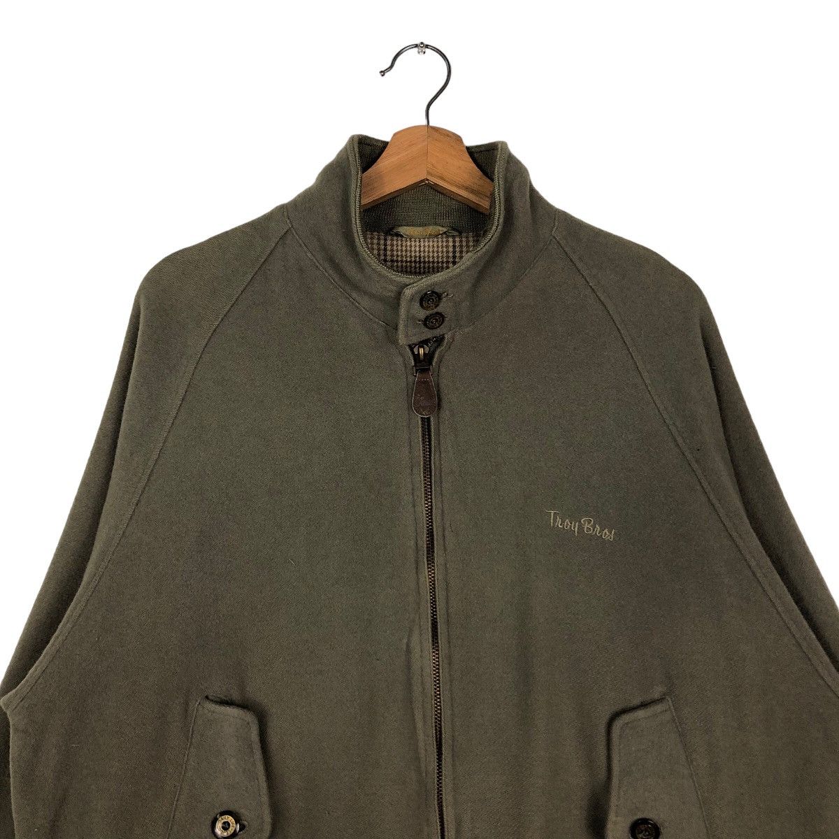 Japanese Brand 🔥Vintage Bomber Jacket Troy Bros Issey Miyake Japan Size US L / EU 52-54 / 3 - 3 Thumbnail
