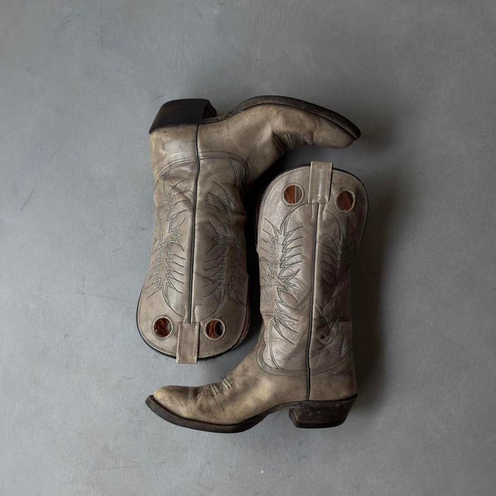 Nocona Boots Vintage Nocona Western Cowboy Boots Roper Rodeo Size US 9 / EU 42 - 2 Thumbnail