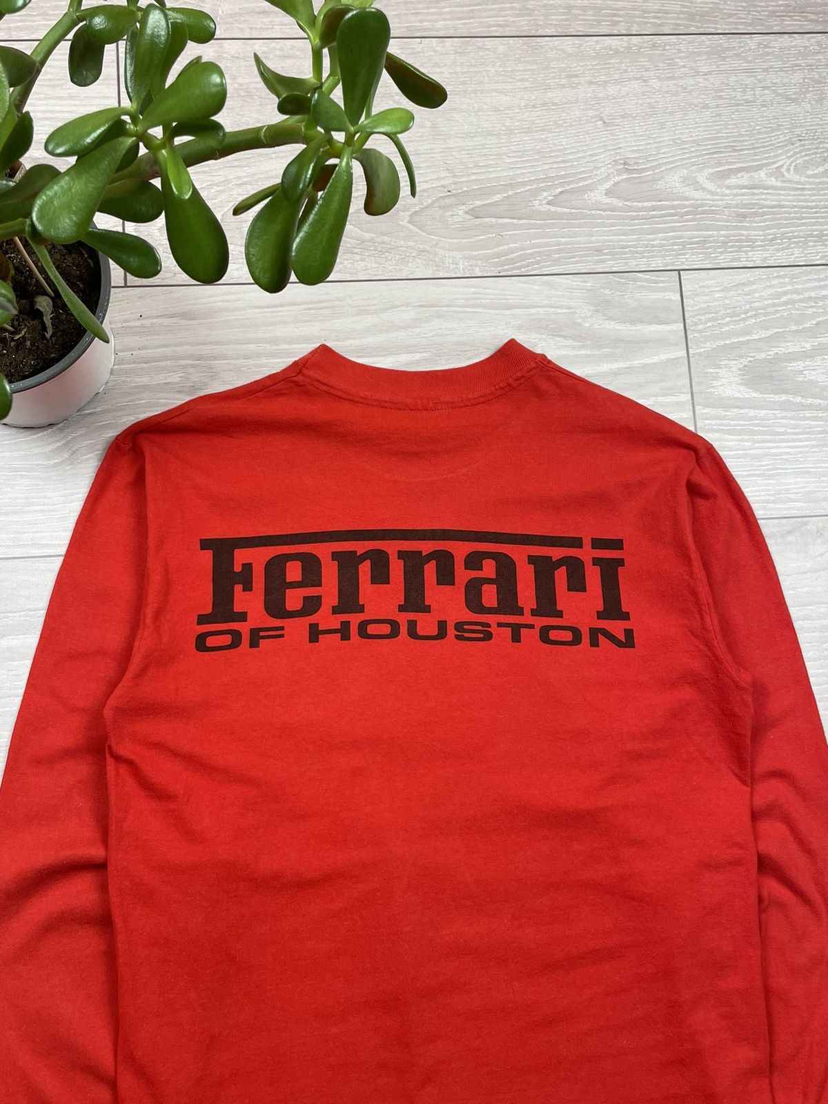 Ferrari × Vintage Vintage Ferrari Of Houston Long Sleeve Size US M / EU 48-50 / 2 - 3 Thumbnail