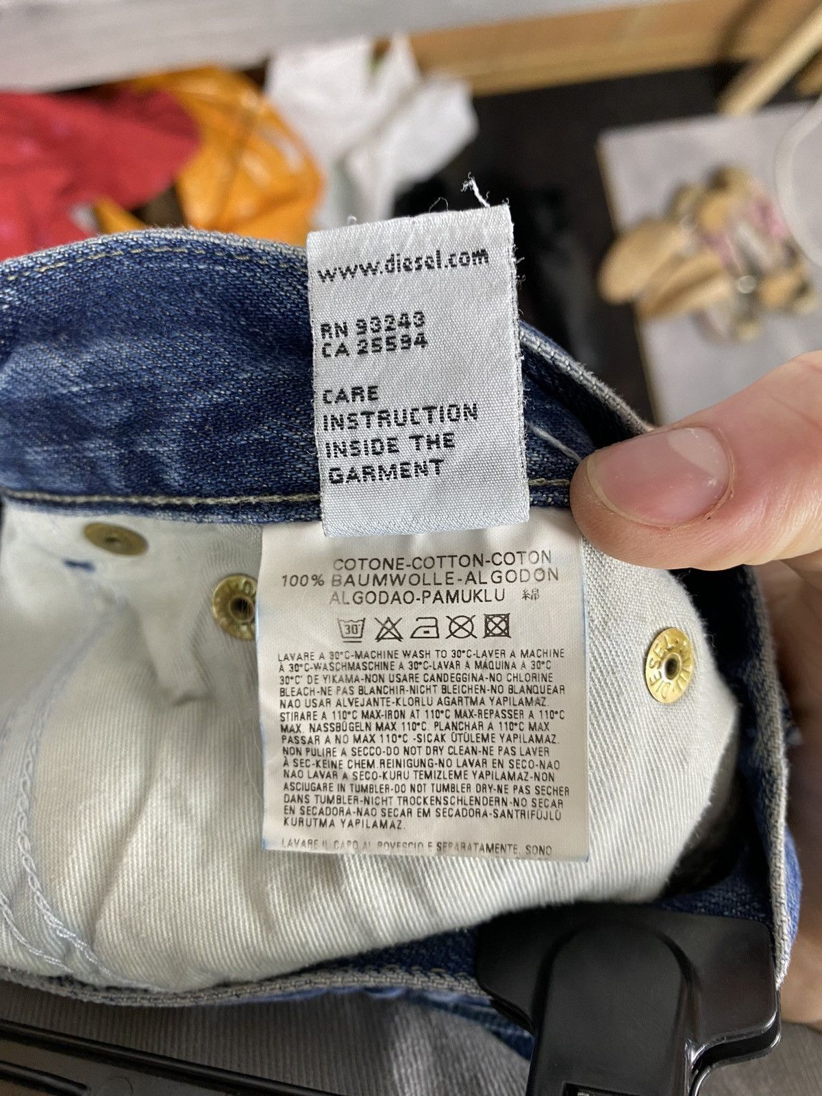 Diesel Womans Avant Garde Diesel Bell-Bottom Flared Japanese Jeans Size 30" / US 8 / IT 44 - 17 Thumbnail