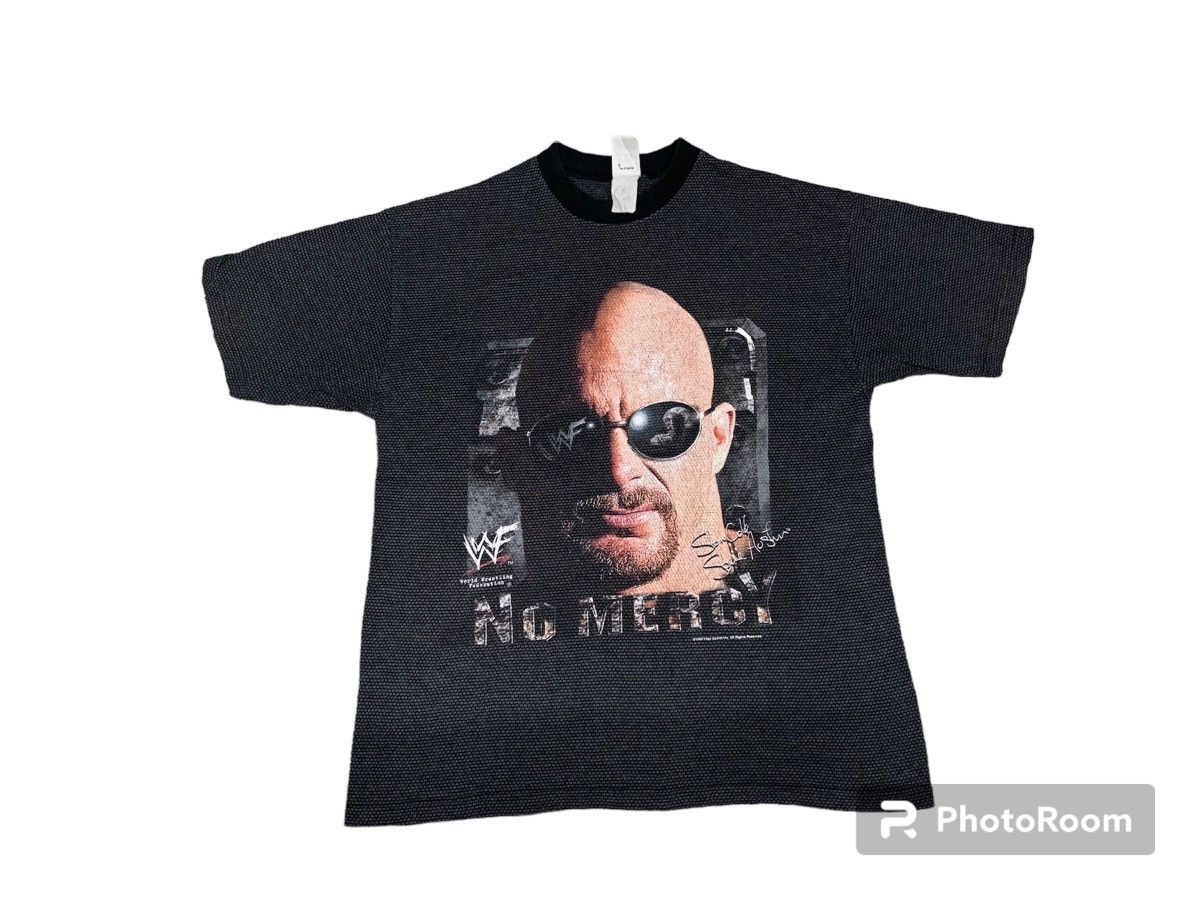 WWF 1999 STONE COLD STEVE AUSTIN T SHIRT RARE BACKHIT Size US XL / EU 56 / 4 - 1 Thumbnail