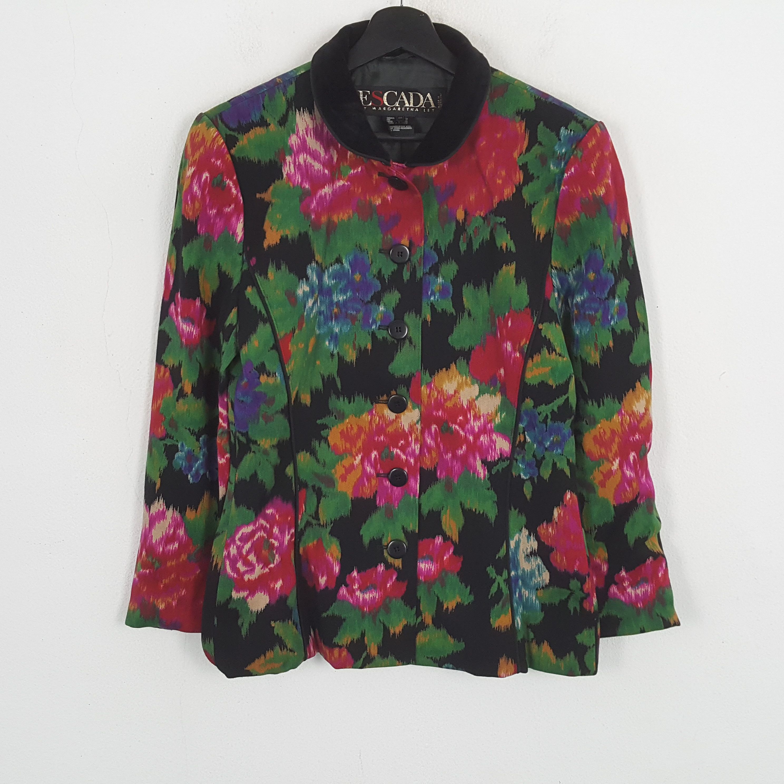 Escada × Escada Sport × Vintage ESCADA by MARGARETHA LEY Fashion Design Jacket Size XS / US 0-2 / IT 36-38 - 1 Thumbnail