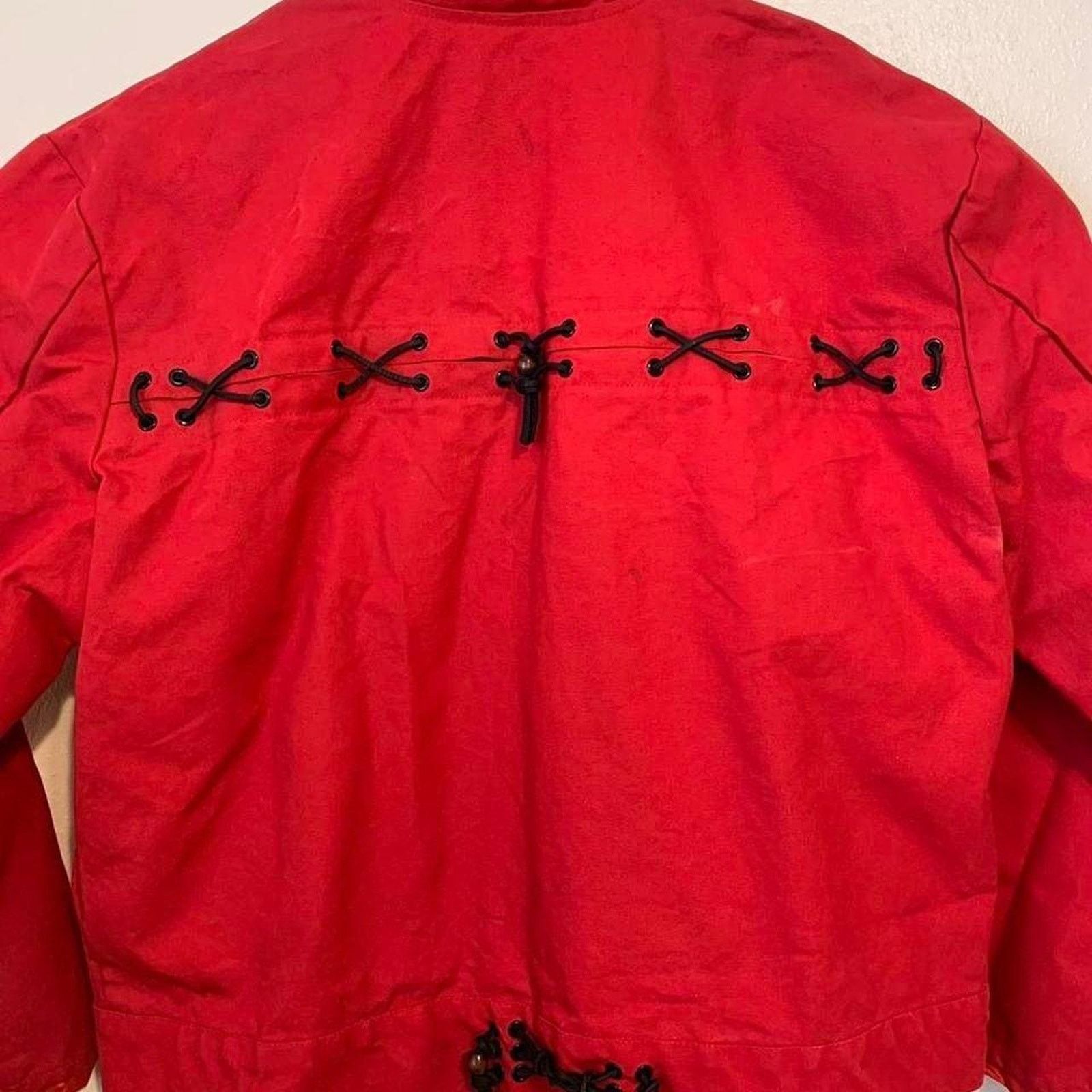 Other Vintage Western Red and black lace up Jacket Size US XL / EU 56 / 4 - 6 Thumbnail