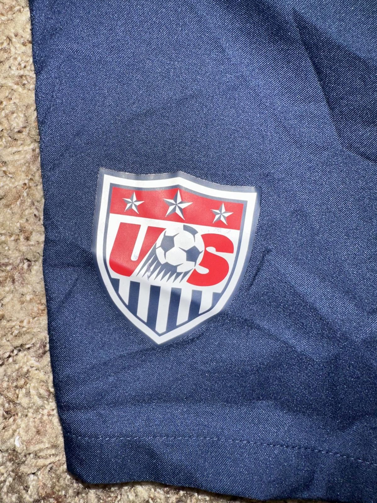 Nike Nike Men’s USA National Team Blue Soccer Shorts 2004-2008 VINTAGE Size US 36 / EU 52 - 2 Thumbnail
