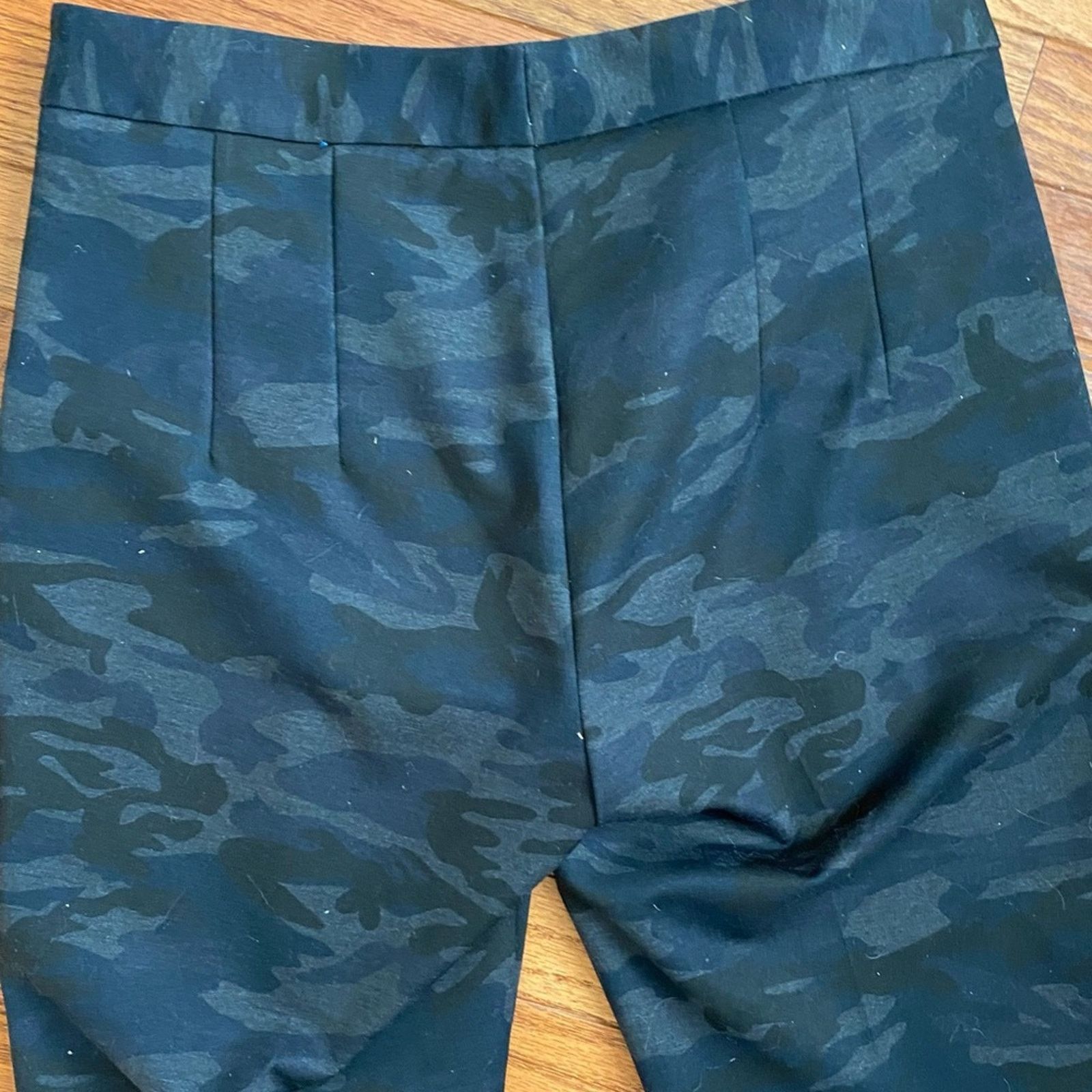 Other $197 Peace of Cloth NY Knit Slim Crop Navy Camo PANT 8 EUC Size 30" / US 8 / IT 44 - 4 Thumbnail