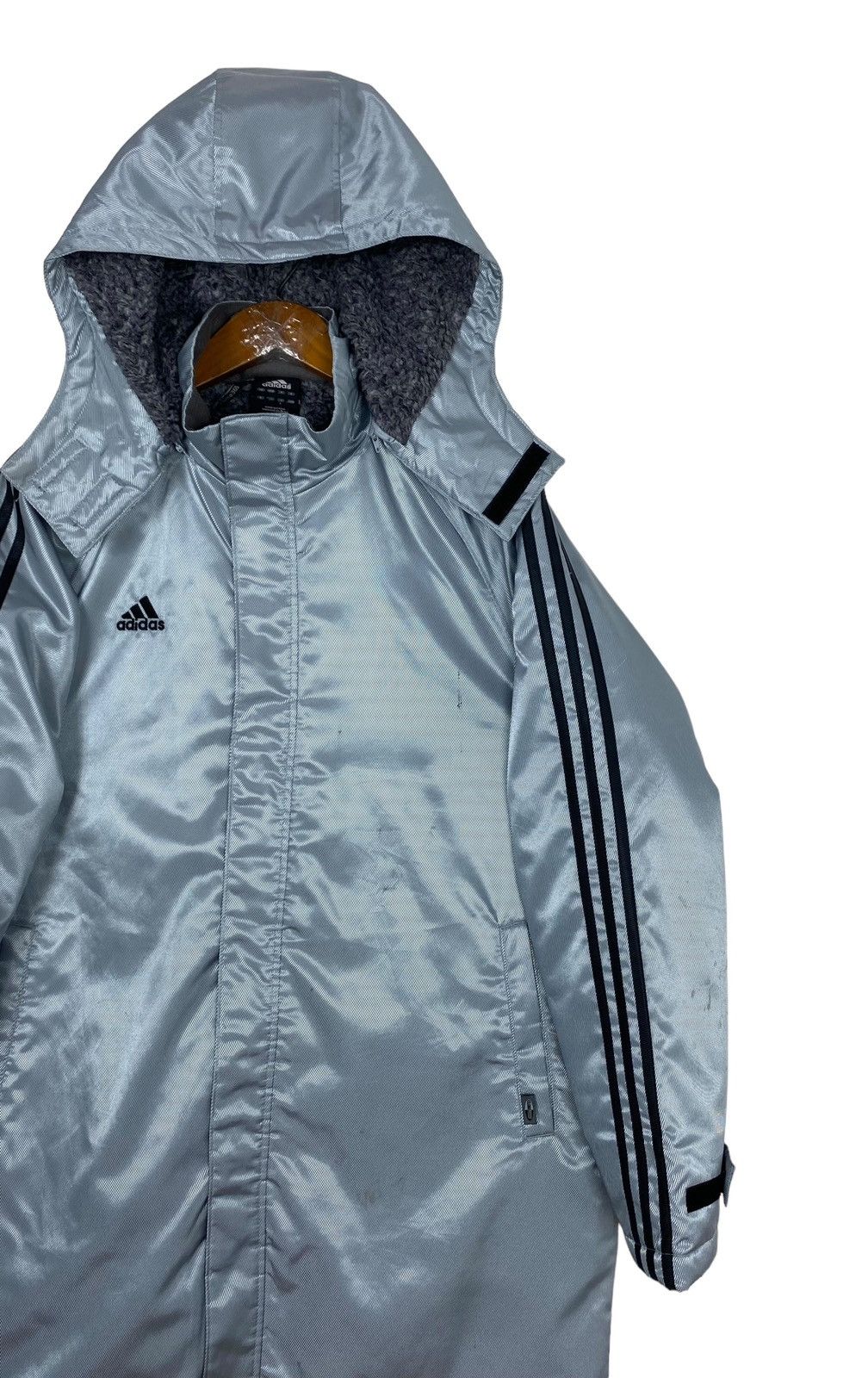 Adidas Rare‼️ Adidas Parka Hoodie Small Logo Size US M / EU 48-50 / 2 - 3 Thumbnail