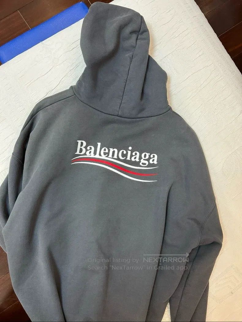 Balenciaga Balenciaga Waves Pattern Hoodie Size US XS / EU 42 / 0 - 2 Thumbnail