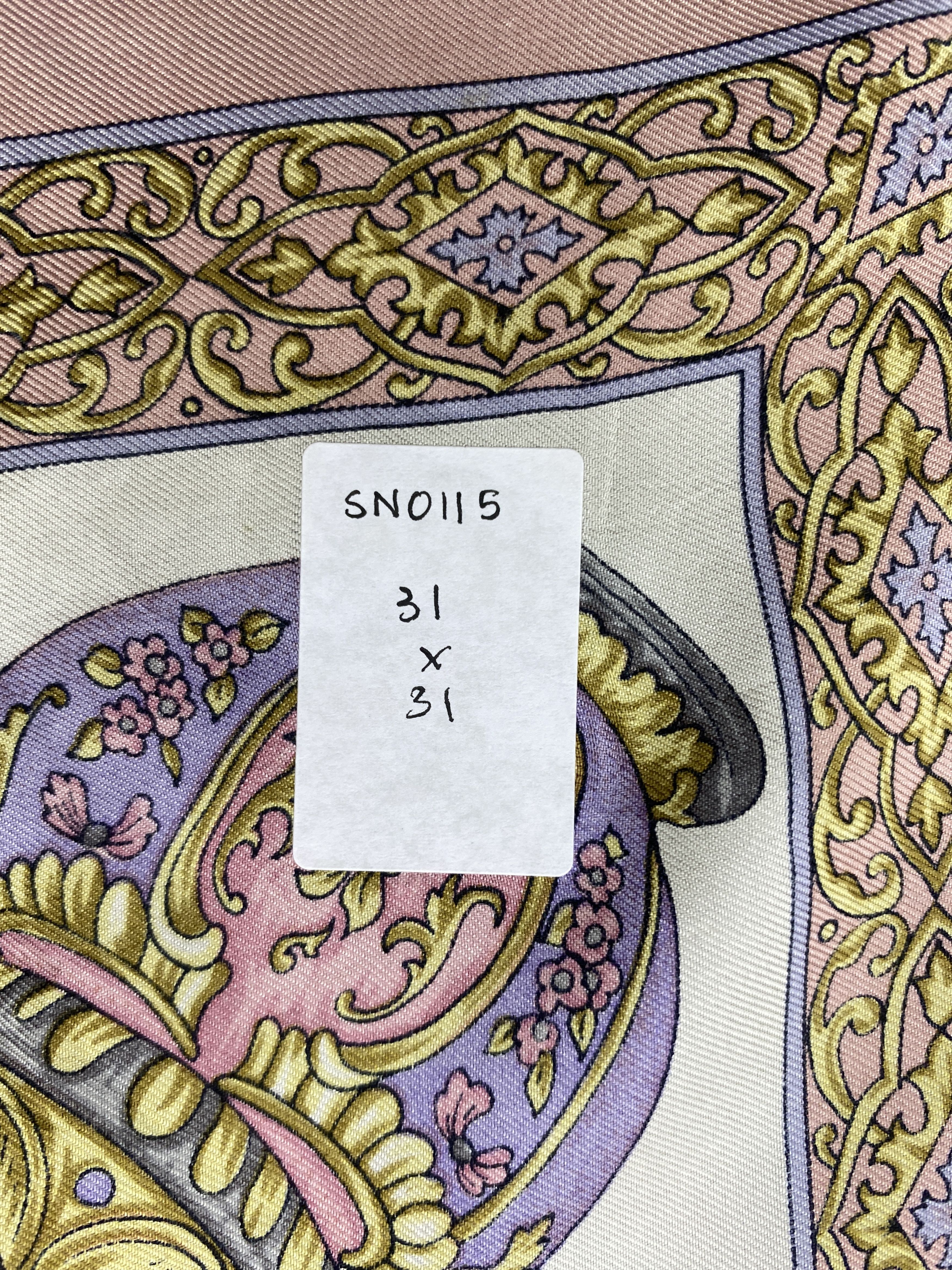 Japanese Brand Vintage Japanese Brand Silk Scarf SN0115 Size ONE SIZE - 7 Thumbnail