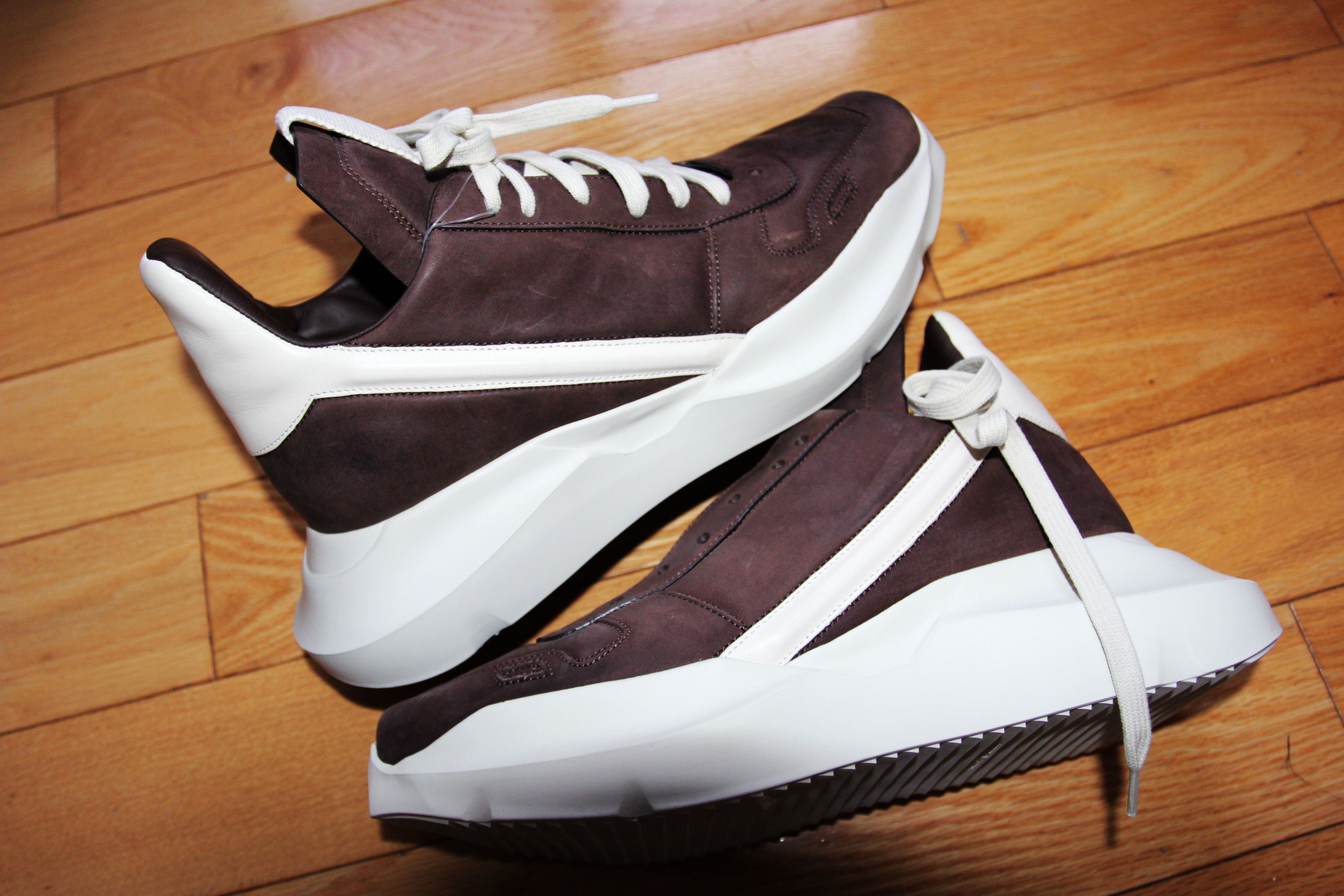 Rick Owens BNWT AW23 RICK OWENS "LUXOR" GETH RUNNER SNEAKERS 40 Size US 7 / EU 40 - 3 Thumbnail