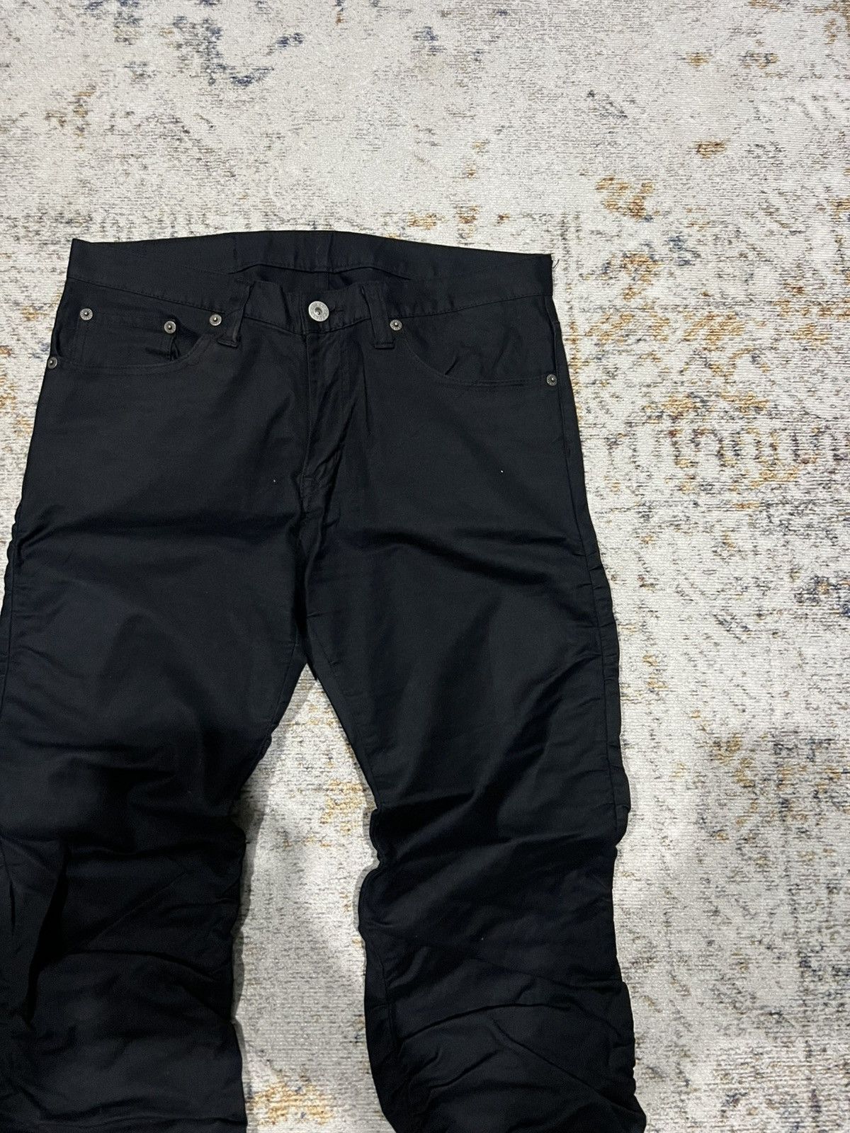 Tornado Mart Tornado Mart Wrinkled Extra Long Boot Cut Pants Size US 31 - 4 Thumbnail