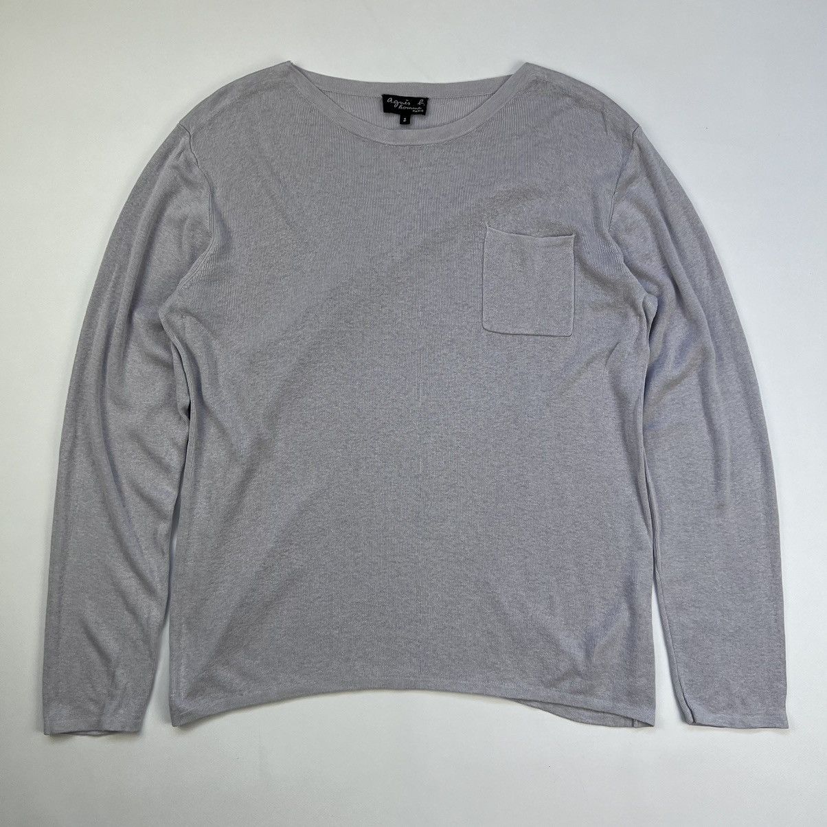 Designer × agnes b. Agnes B. Homme Paris silk linen knit sweater Size US M / EU 48-50 / 2 - 1 Thumbnail