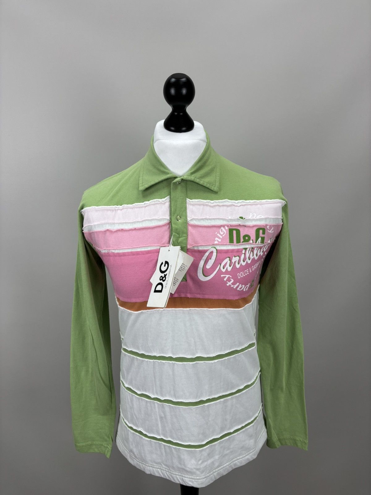 Dolce & Gabbana Mens longsleeve Y2k Dolce Gabbana Size M Color Multicolor Size US M / EU 48-50 / 2 - 2 Thumbnail