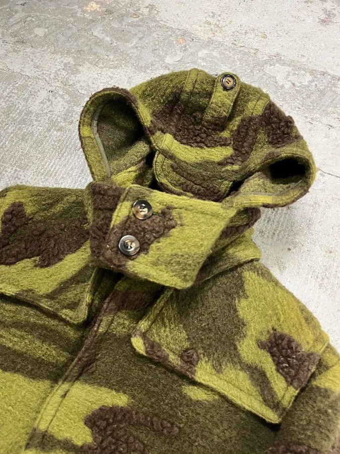 Daniele Alessandrini Daniele Alessandrini Camo Green Wool Detachable Hood Military Jacket Size US M / EU 48-50 / 2 - 5 Thumbnail