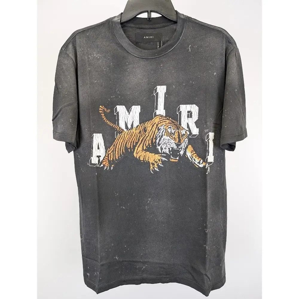 Amiri o1rshd1 Q:2 / Vintage Tiger Tee T-Shirt in Black Size US M / EU 48-50 / 2 - 3 Thumbnail
